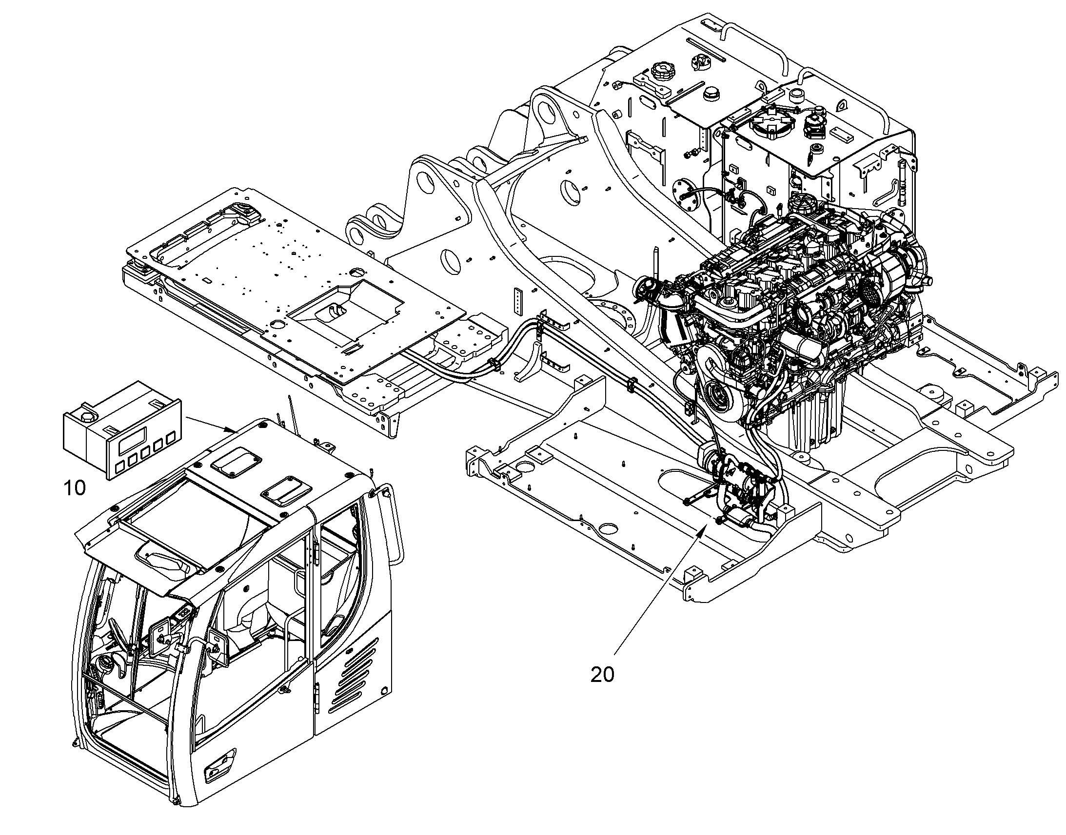 ОТОПЛ.ПРИ НЕРАБ. ДВИГАТЕЛЕ 10396258 LIEBHERR