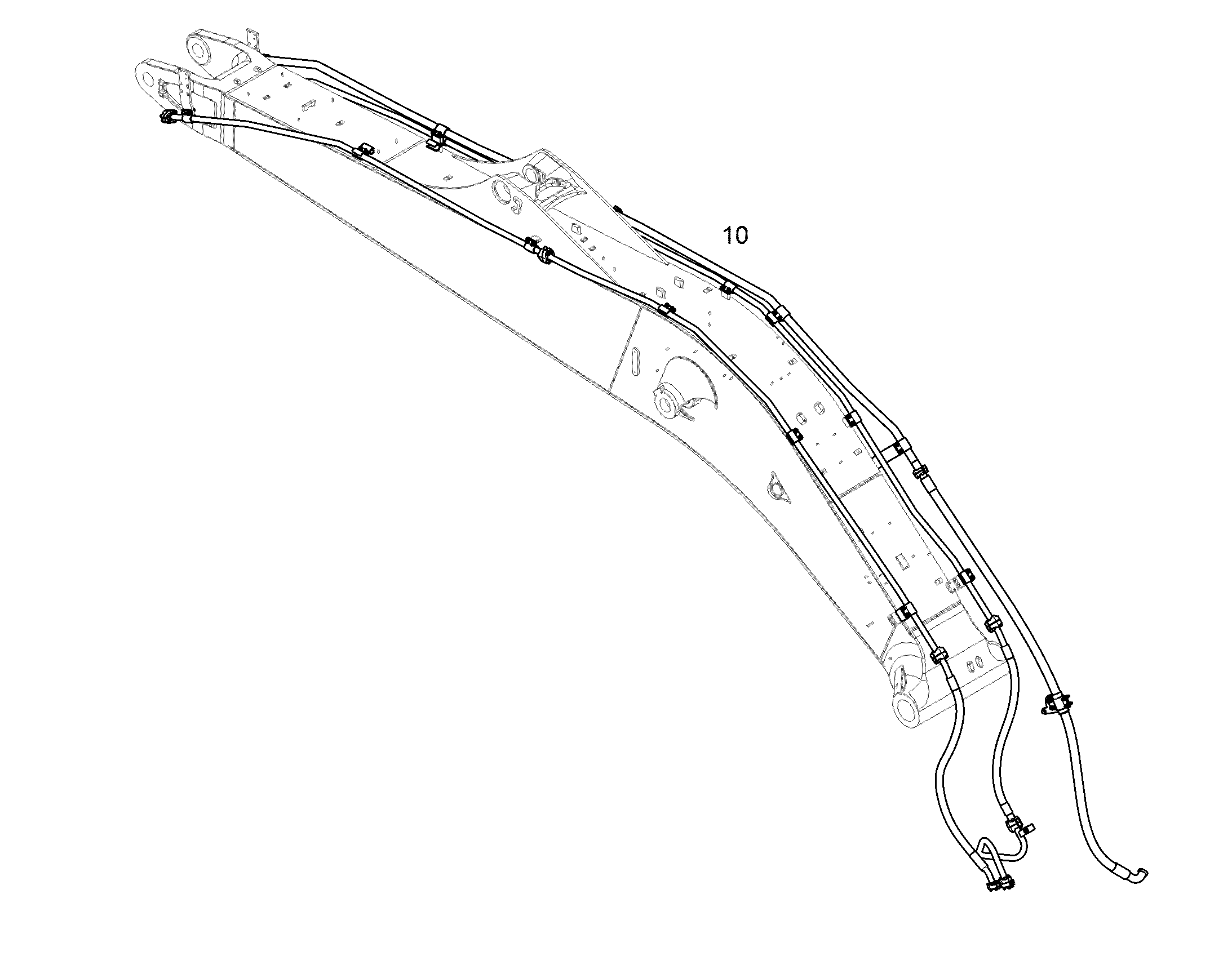 ПРОВОДКА МОНТАЖ AHS 11457019 LIEBHERR