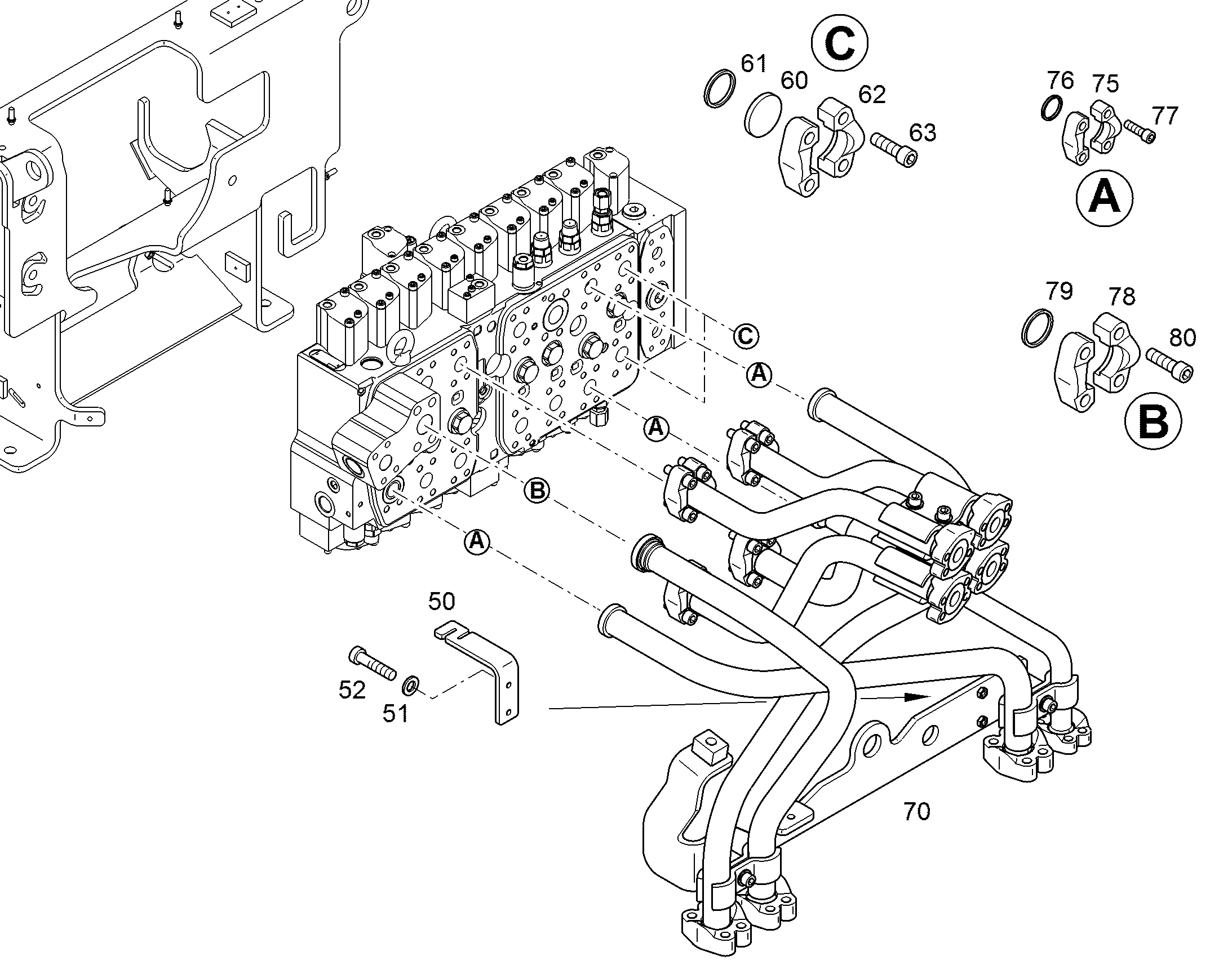 ЛИНИЯ НАПОРНАЯ 11463328 LIEBHERR