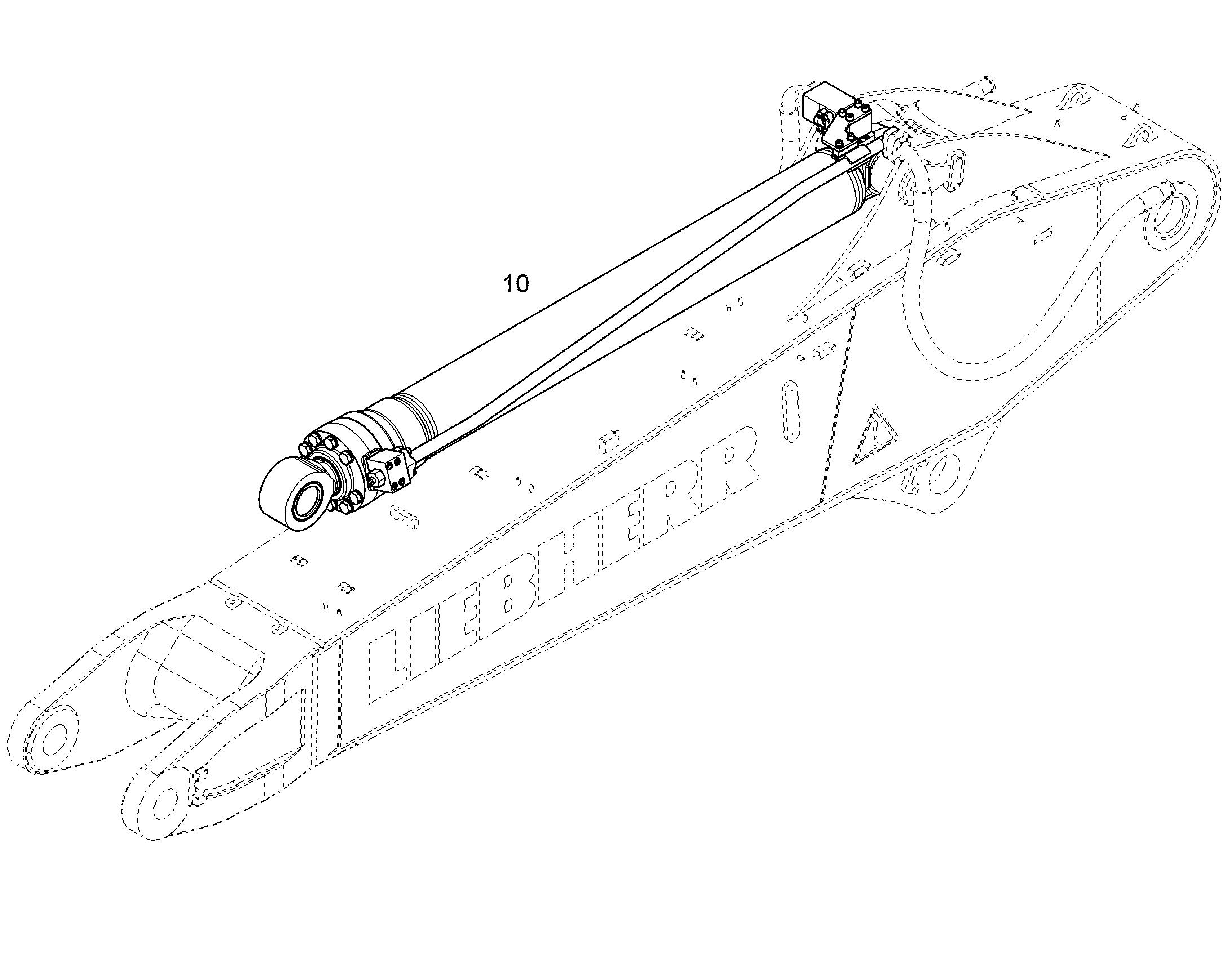 ГИДРОСХЕМА 11464175 LIEBHERR