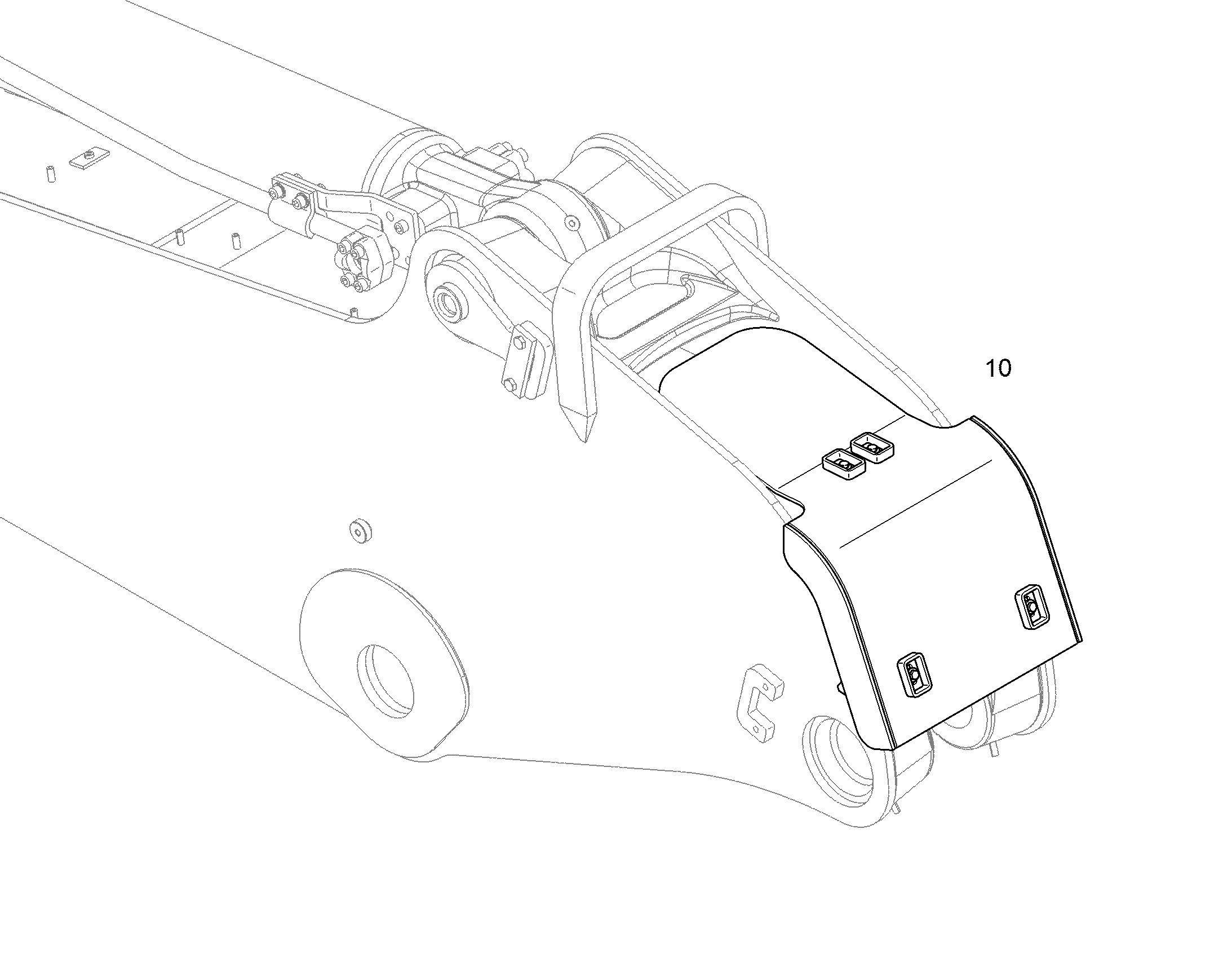 ЗАЩИТА МАСЛЯНОГО ШЛАНГА R946 11732866 LIEBHERR