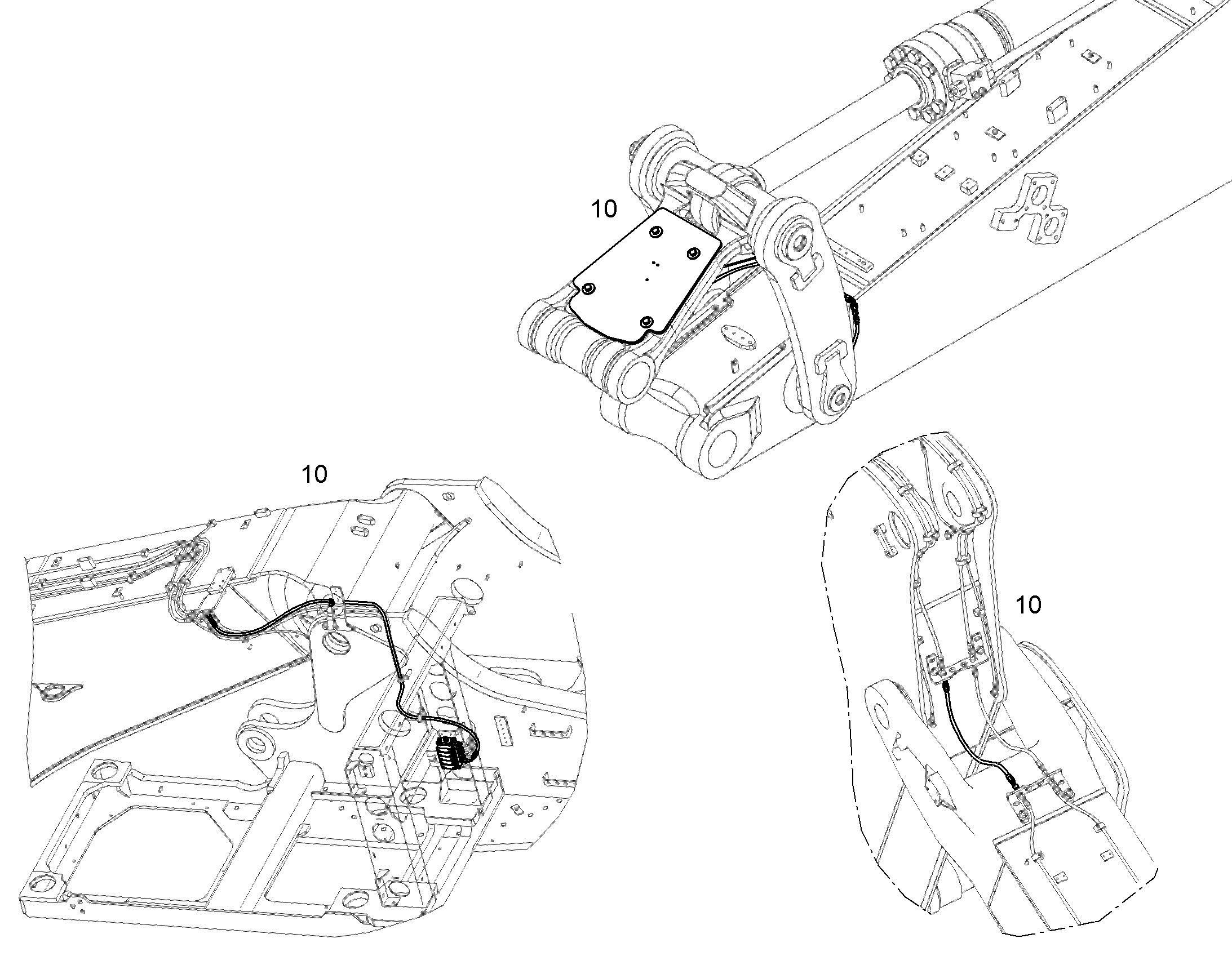 СМАЗОЧНЫЕ ЛИНИИ ДЛЯ НАКЛАДОК R946 11732415 LIEBHERR