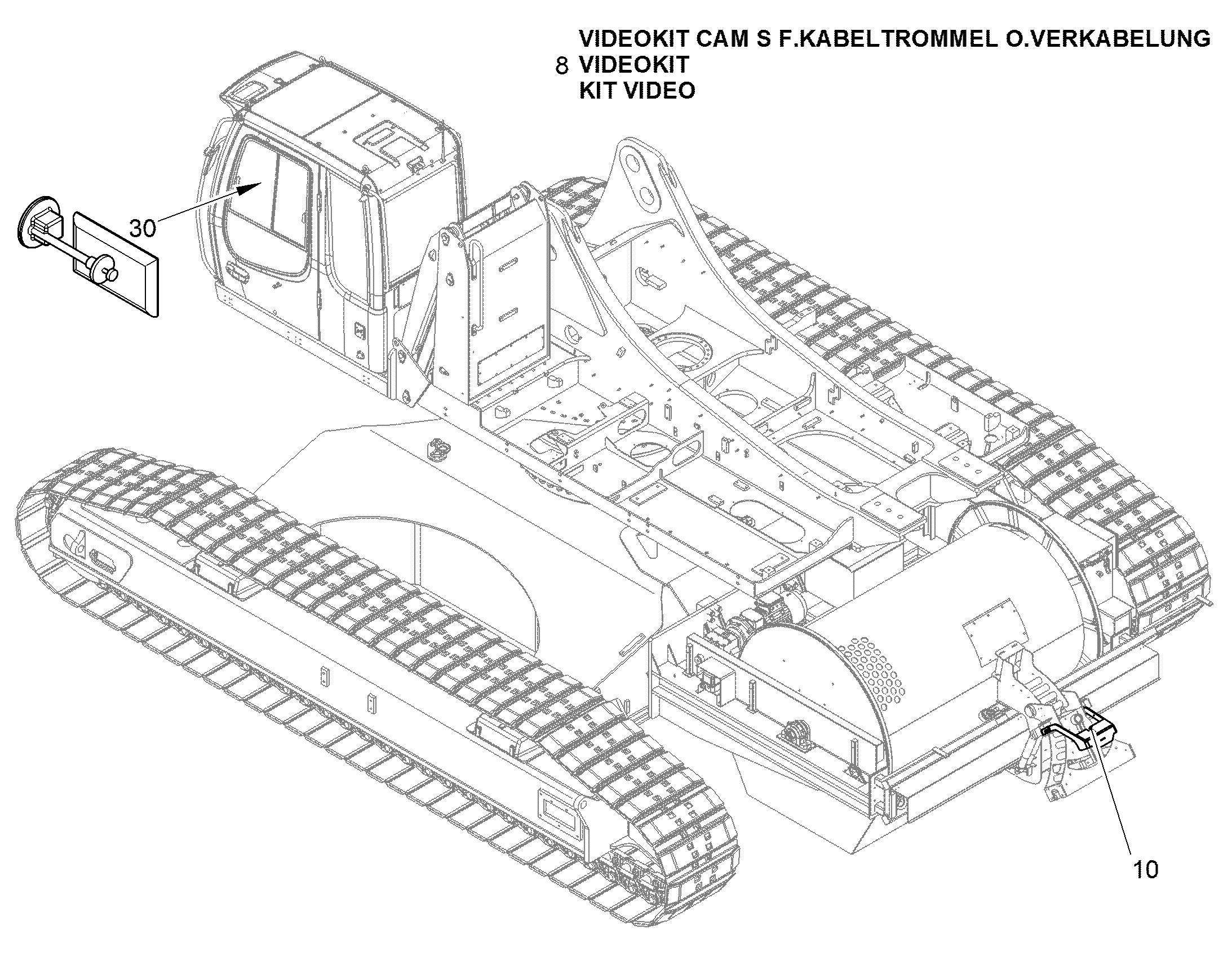 КАМЕРА ЗАДНЯЯ 11460192 LIEBHERR