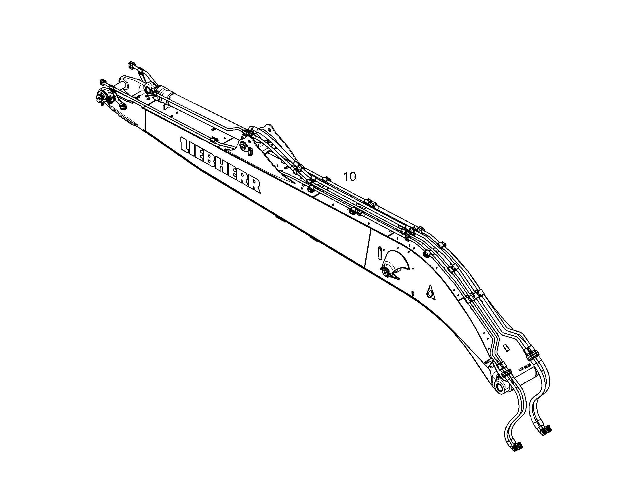 СТРЕЛА ОДНОКОРПУСНАЯ 8,55M 11813478 LIEBHERR