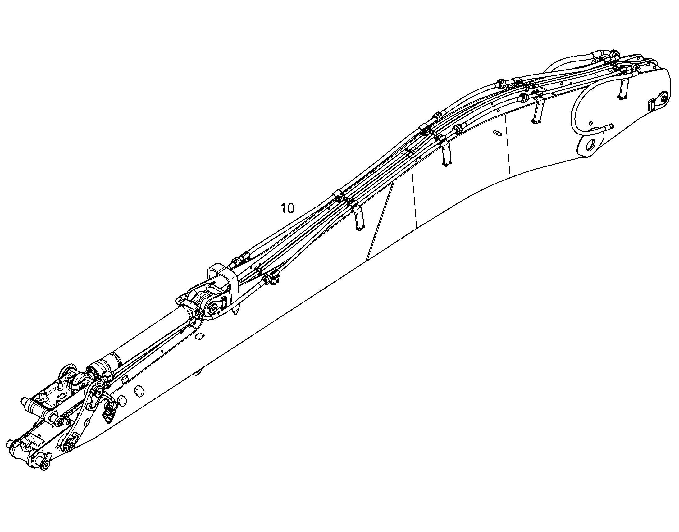 РУКОЯТЬ КОВША 7,50M 'MU' R946 11815086 LIEBHERR