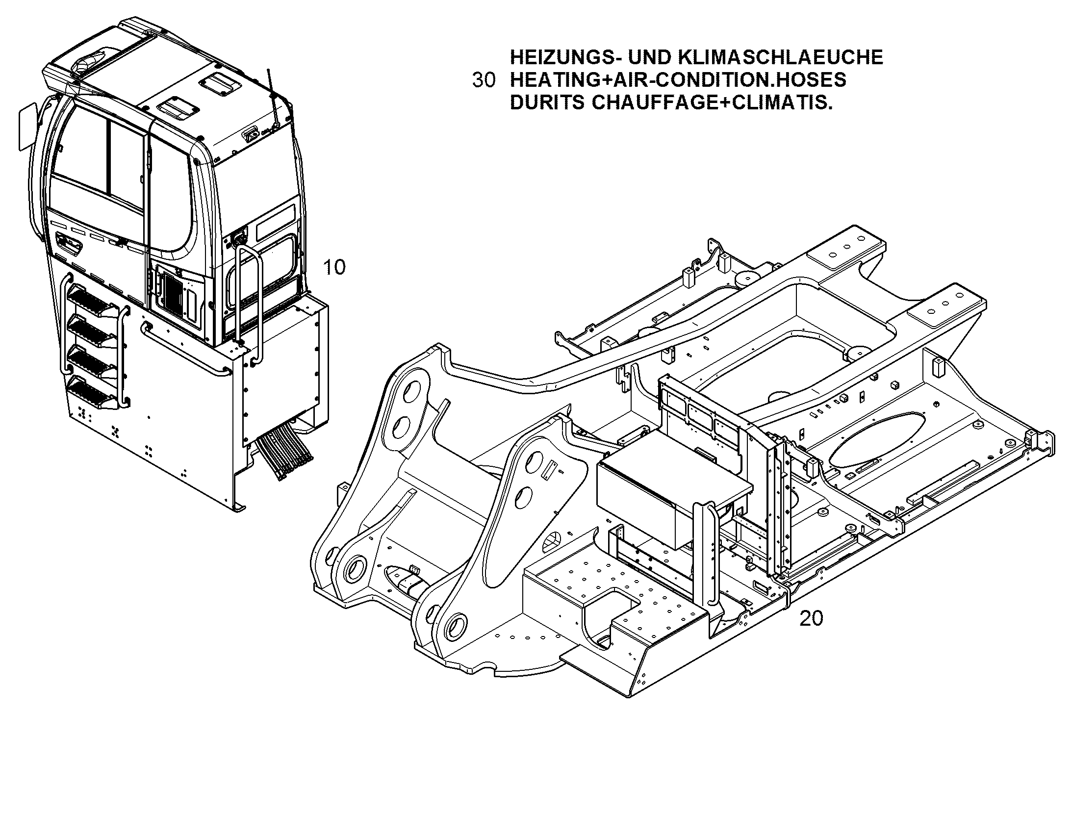 ВОЗВЫШЕНИЕ КАБИНЫ 1200MM OBW 11814025 LIEBHERR