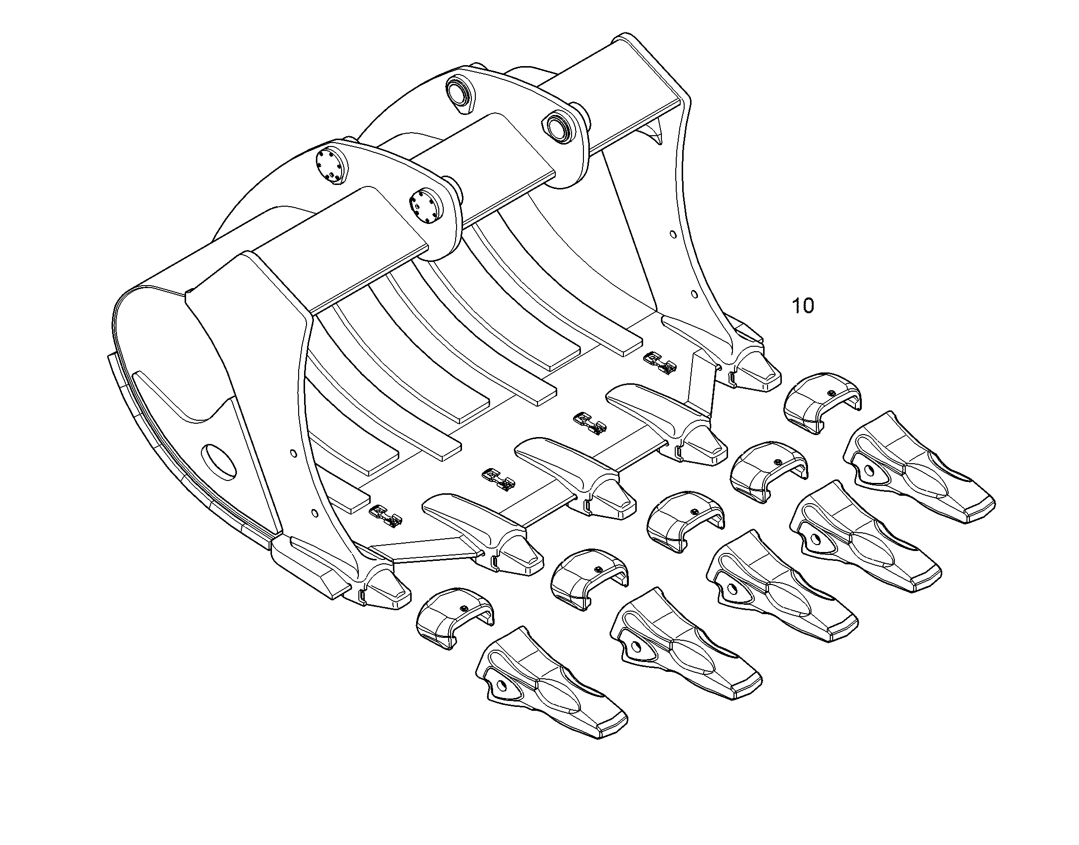 ЛОПАТА ОБРАТНАЯ HDV 11813205 LIEBHERR