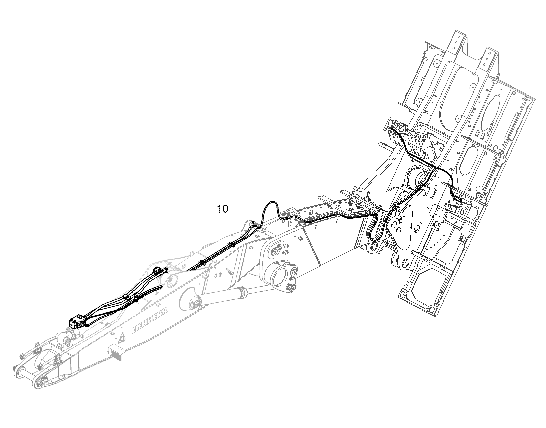 ЗАЩ.ТРУБЫ ЦИЛ.РУК. 11730521 LIEBHERR