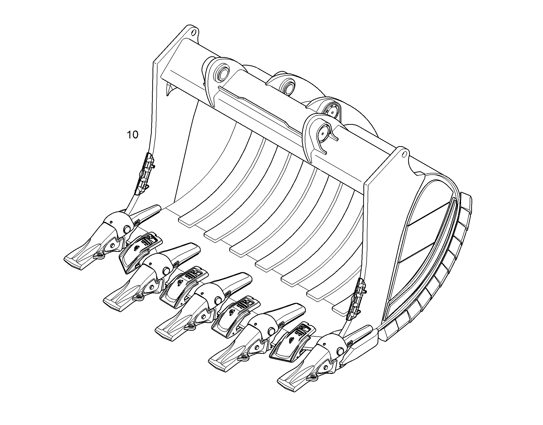 ЛОПАТА ОБРАТНАЯ HDV 11464483 LIEBHERR