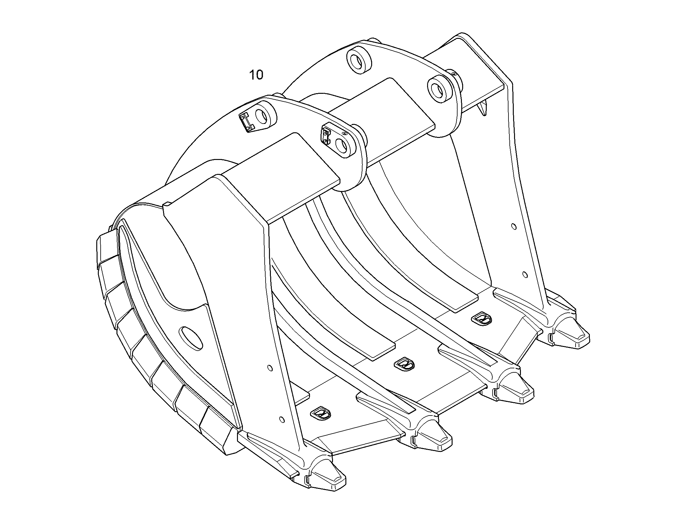 ЛОПАТА ОБРАТНАЯ HDV 11738254 LIEBHERR