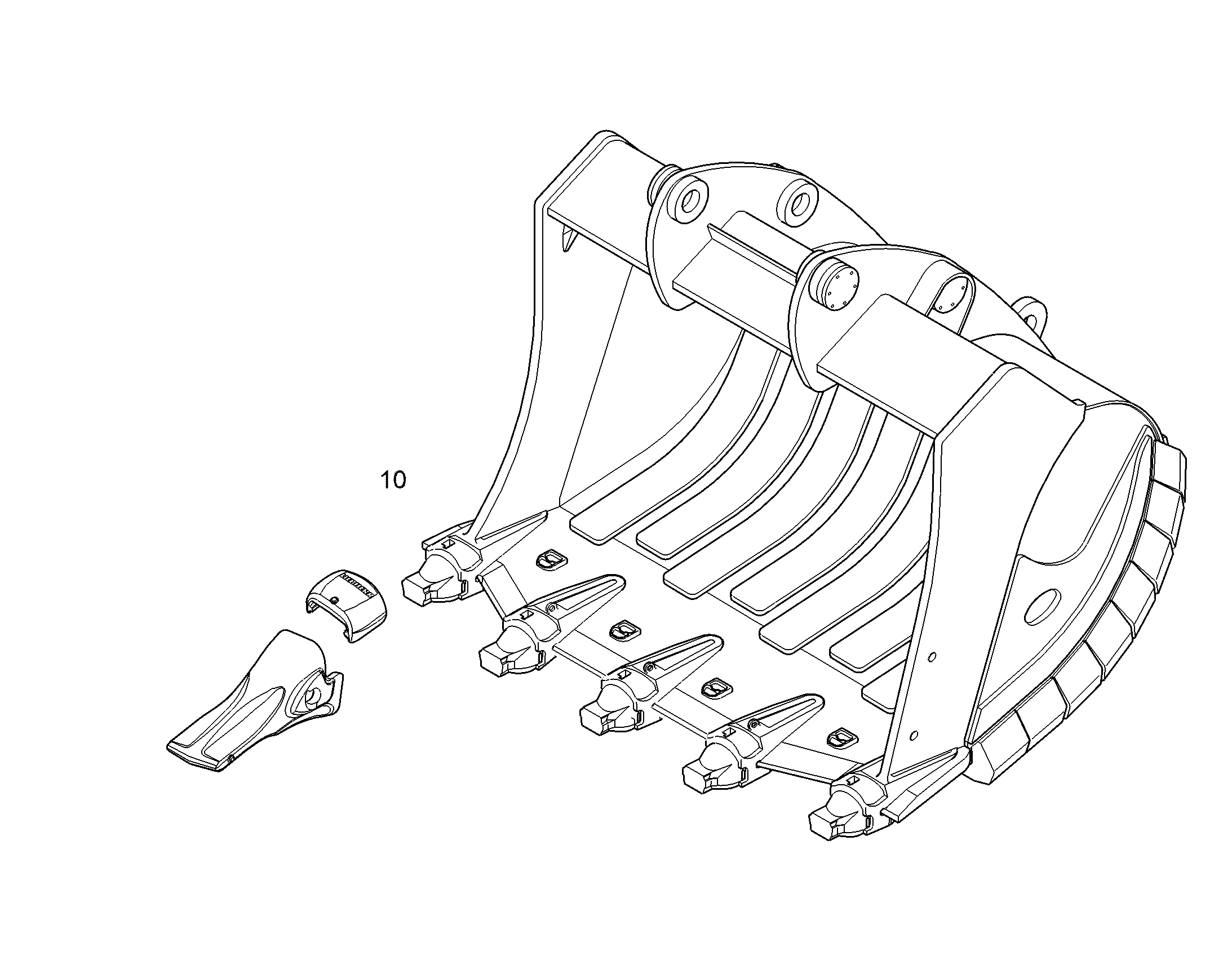 ЛОПАТА ОБРАТНАЯ HDV 11813495 LIEBHERR