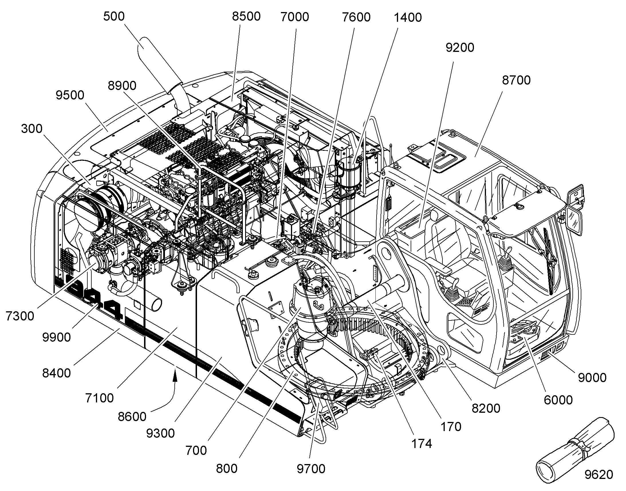 ПОВОРОТНАЯ ПЛАТФОРМА 10087364 LIEBHERR