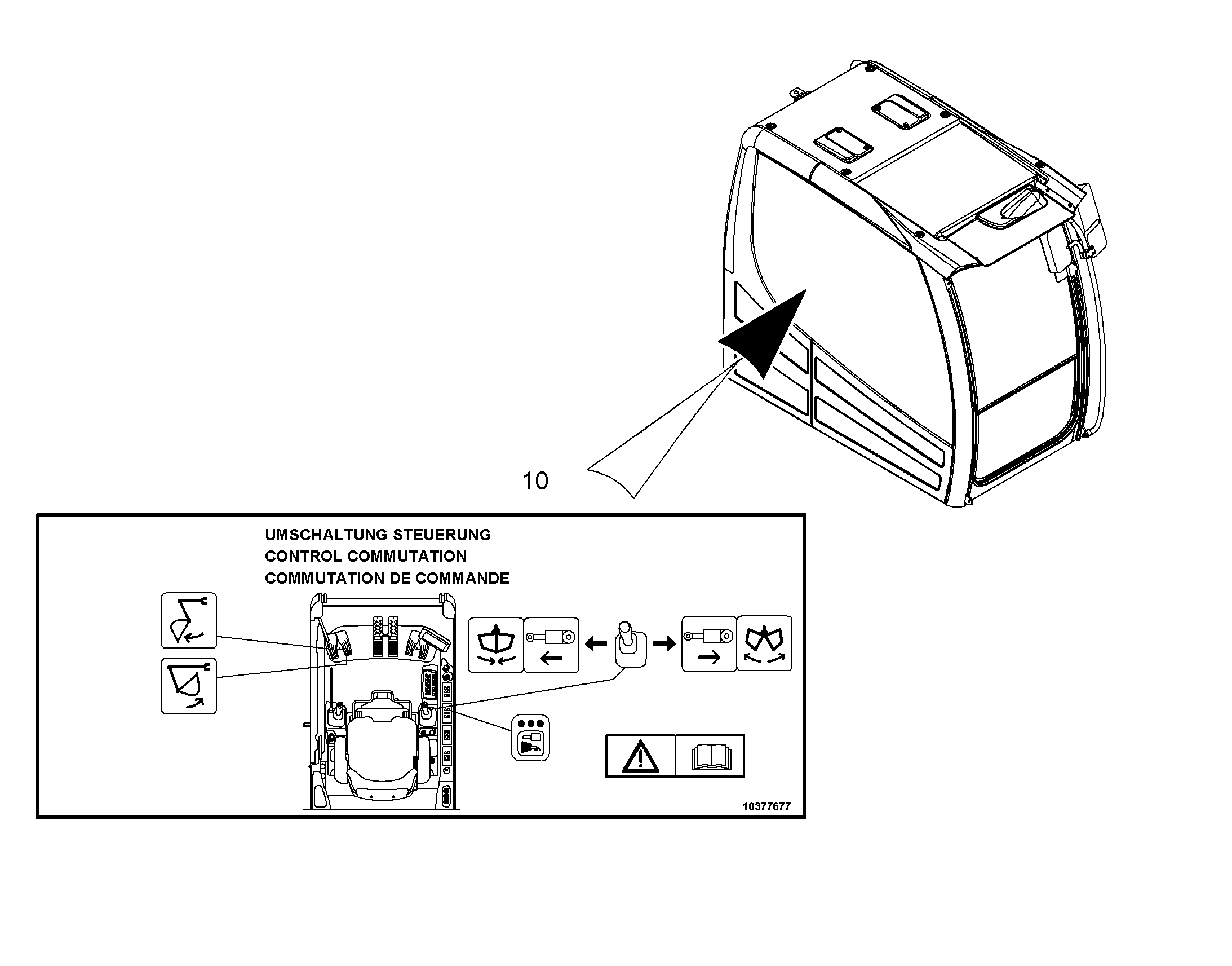 ПЕРЕКЛЮЧЕНИЕ УПРАВЛЕНИЕ AHS 11393434 LIEBHERR