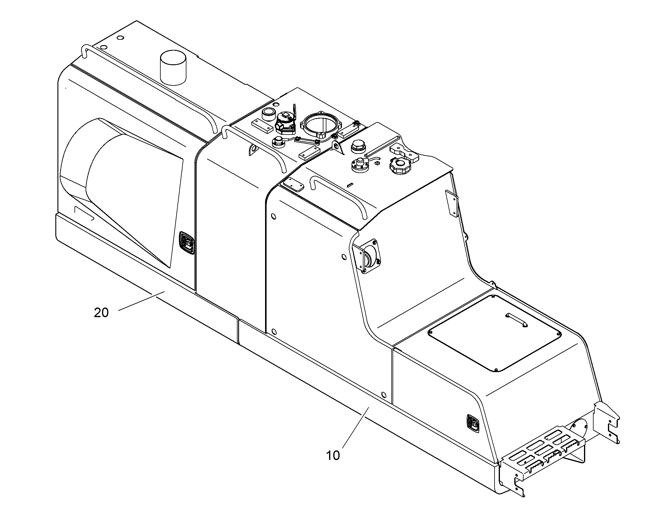 ОБШИВКА ПОВОРОТНОЙ ПЛАТФОРМЫ 11381853 LIEBHERR