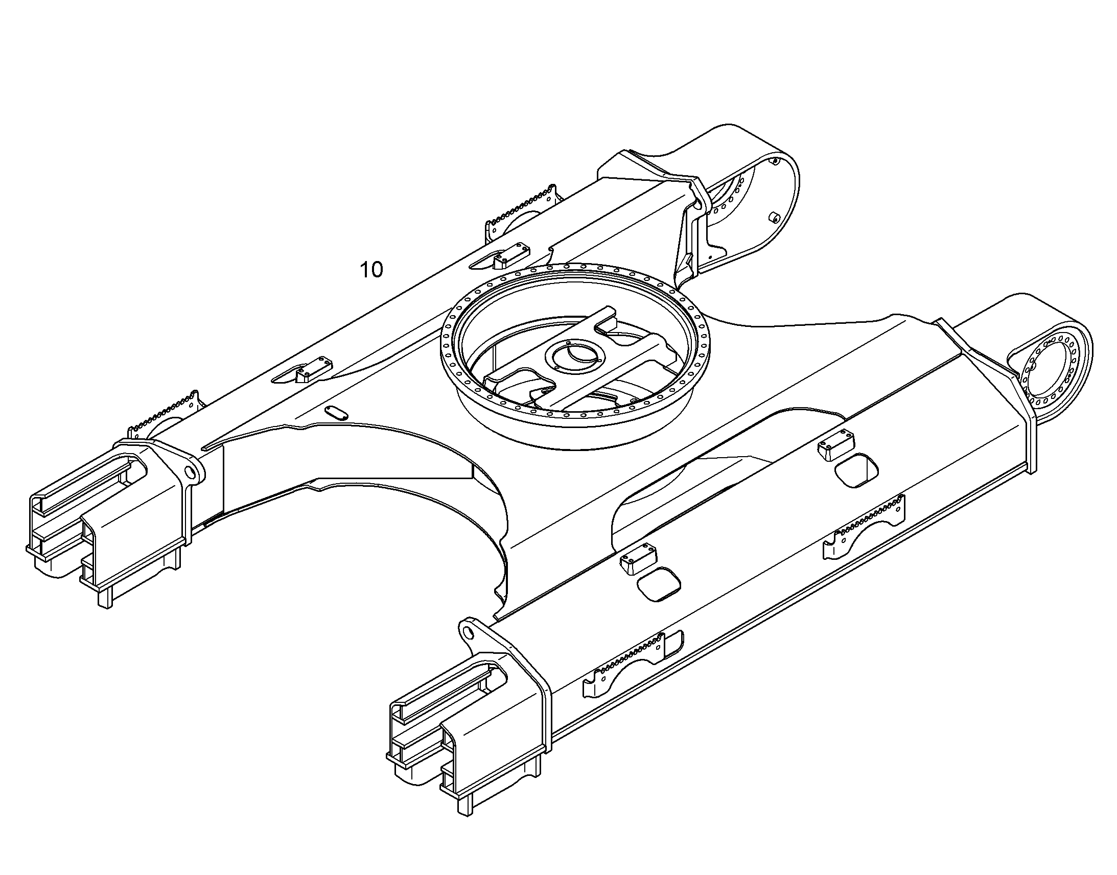 НИЖНЯЯ ТЕЛЕЖКА В СБОРЕ 11816888 LIEBHERR