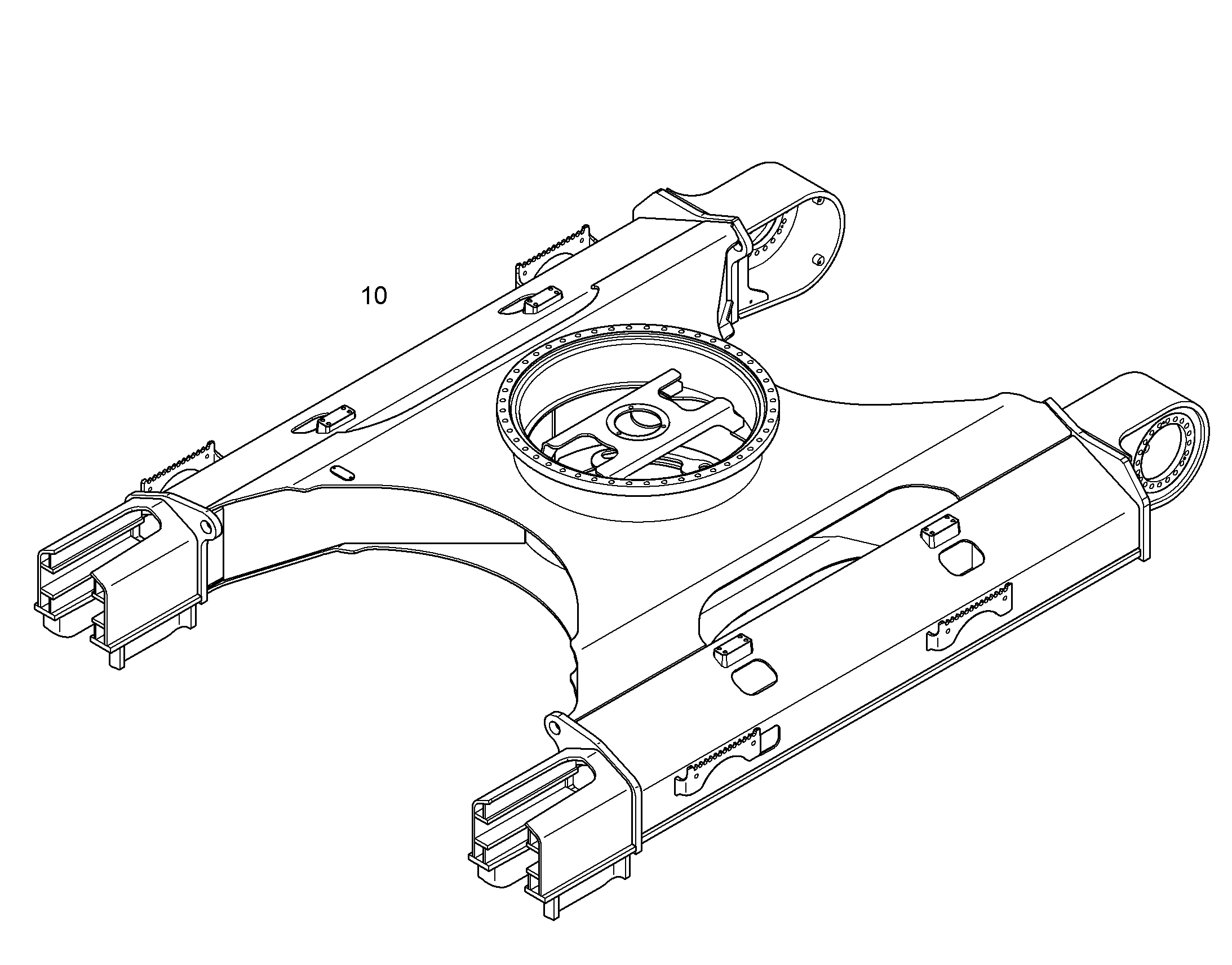 НИЖНЯЯ ТЕЛЕЖКА В СБОРЕ 12404287 LIEBHERR