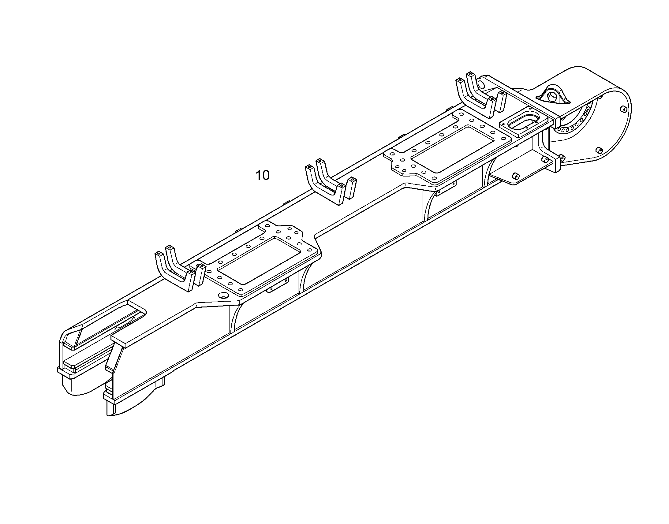ЛОНЖЕРОН ПРАВЫЙ 11739978 LIEBHERR