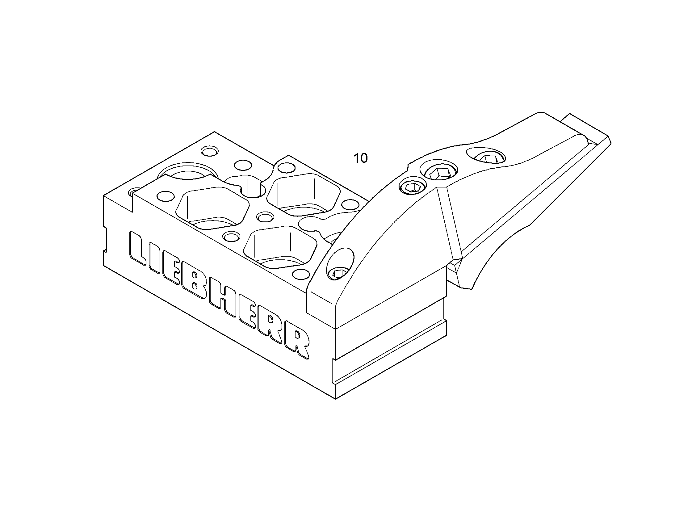 РЕКОНСТРУКЦИЯ - ДЕРЖАТЕЛЬ LIKUFIX 48 11417480 LIEBHERR