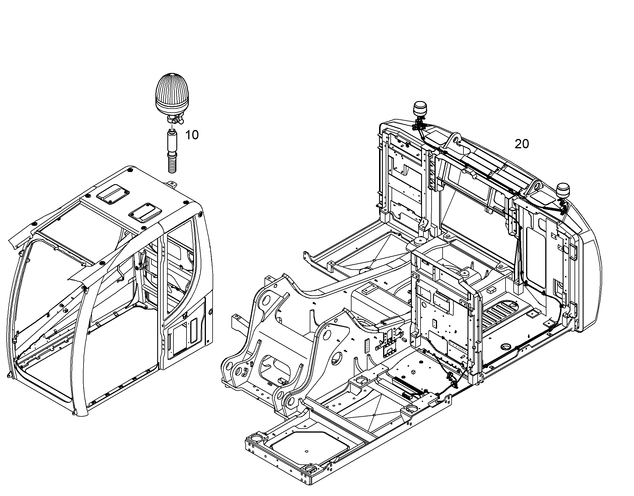 ПРОБЛЕСКОВЫЙ МАЯЧОК 94096134 LIEBHERR
