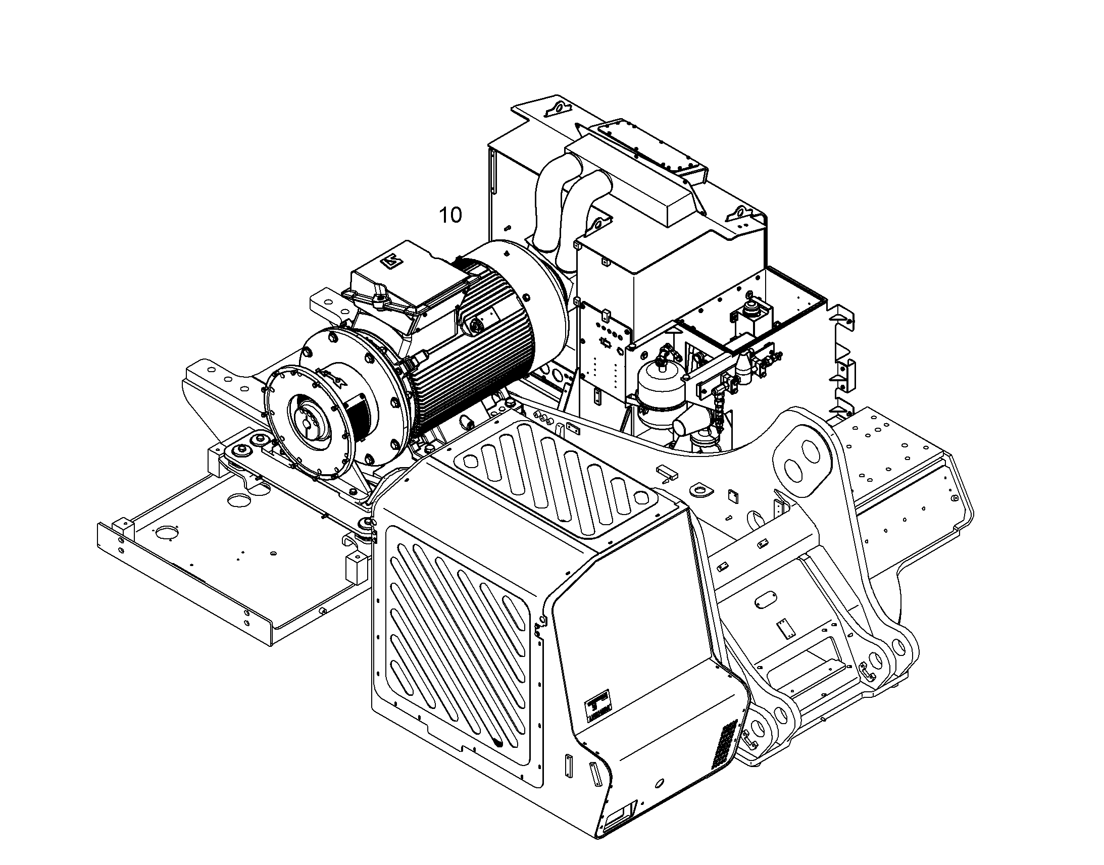 МОНТ.КОМПЛ.ВЫКЛ.МАСЛ.ГИДРОПР. 660V 60HZ 160KW 11733995 LIEBHERR