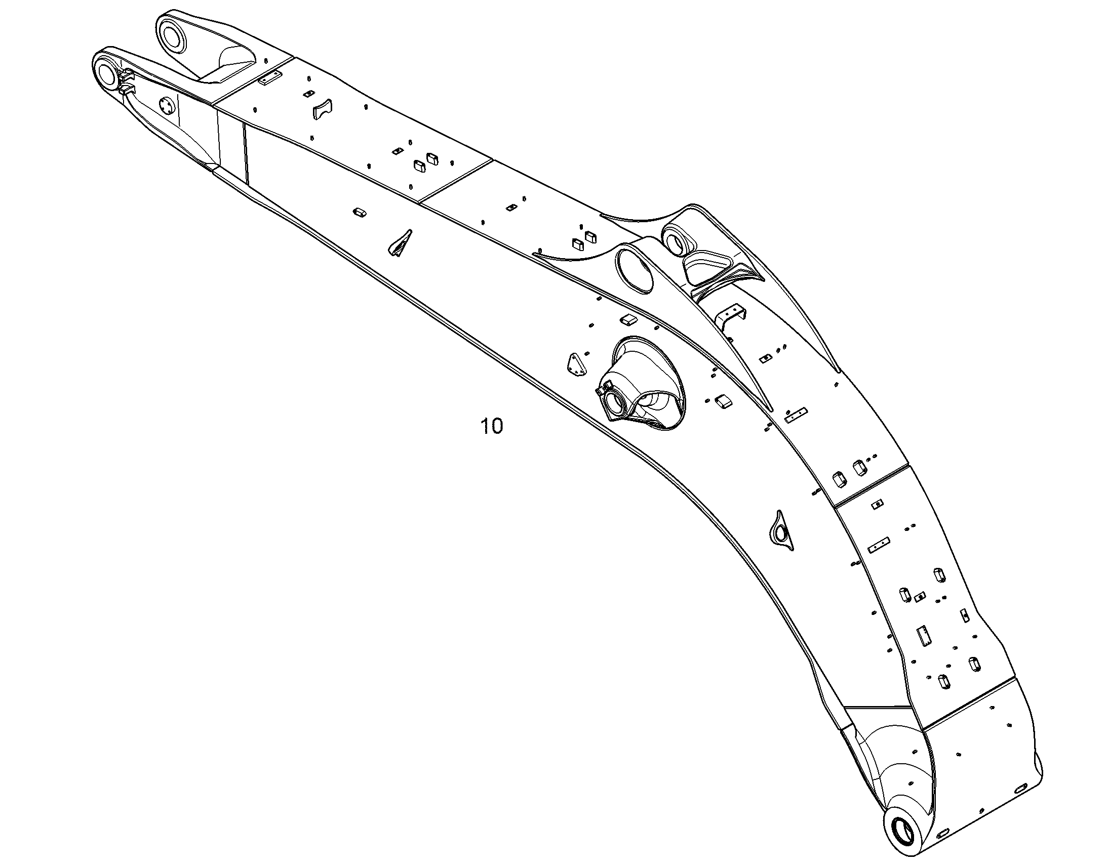 СТРЕЛА ОДНОКОРПУСНАЯ 6,70M 11366503 LIEBHERR