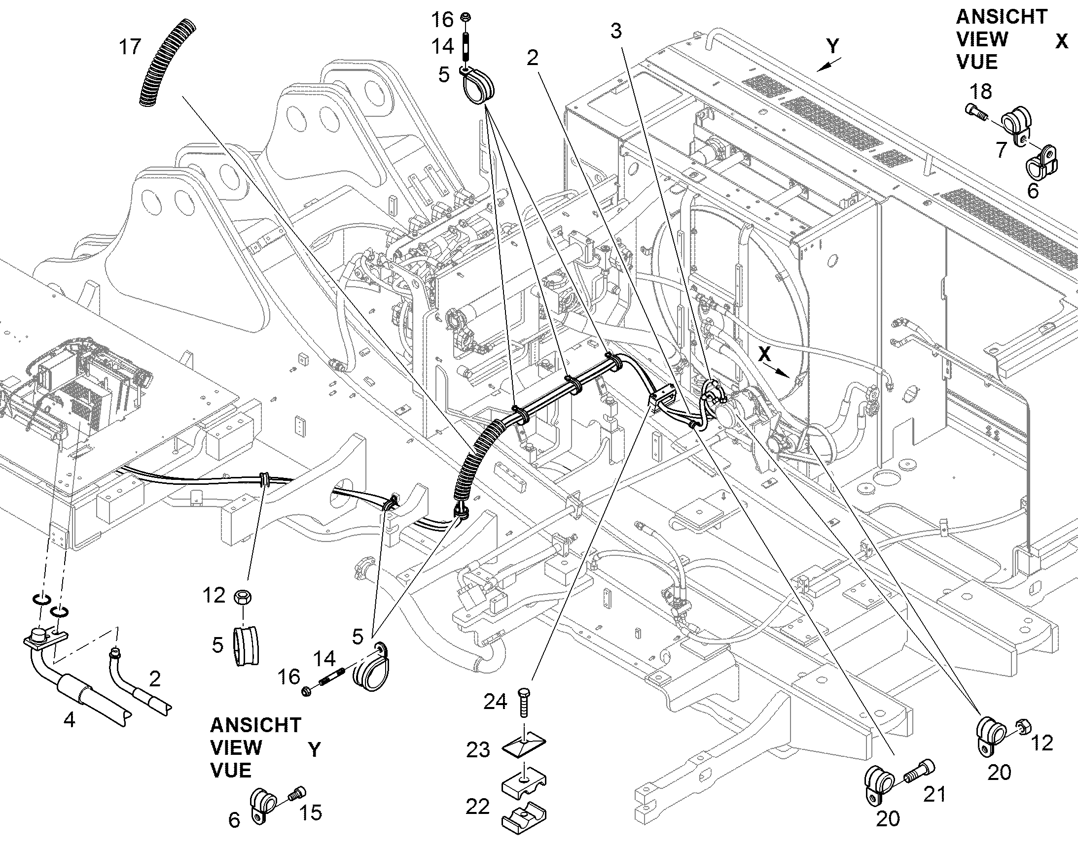 ШЛАНГ 8X9700 11823540 LIEBHERR