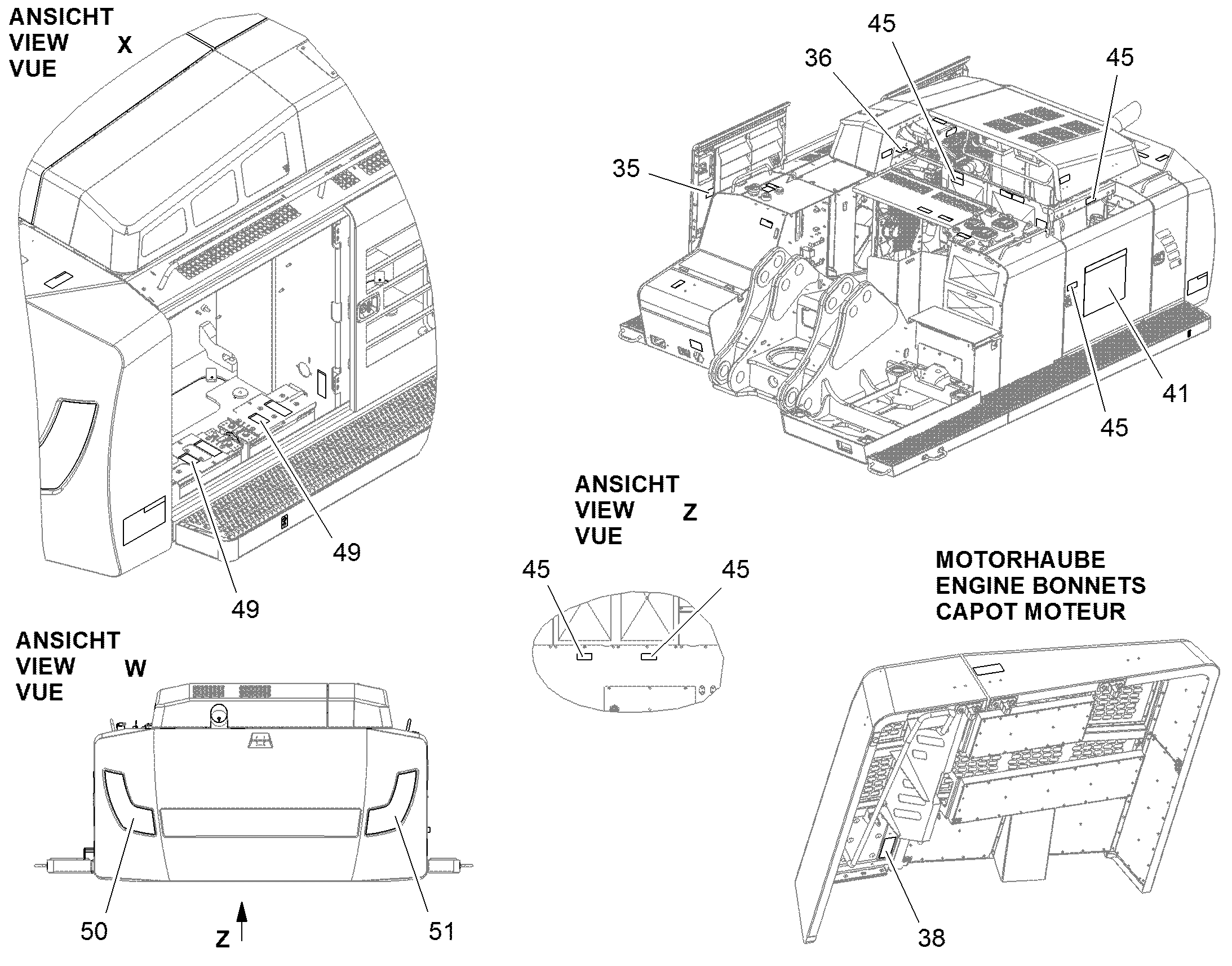 СВЕТОВОЗВРАЩАТЕЛЬ rot 12412965 LIEBHERR
