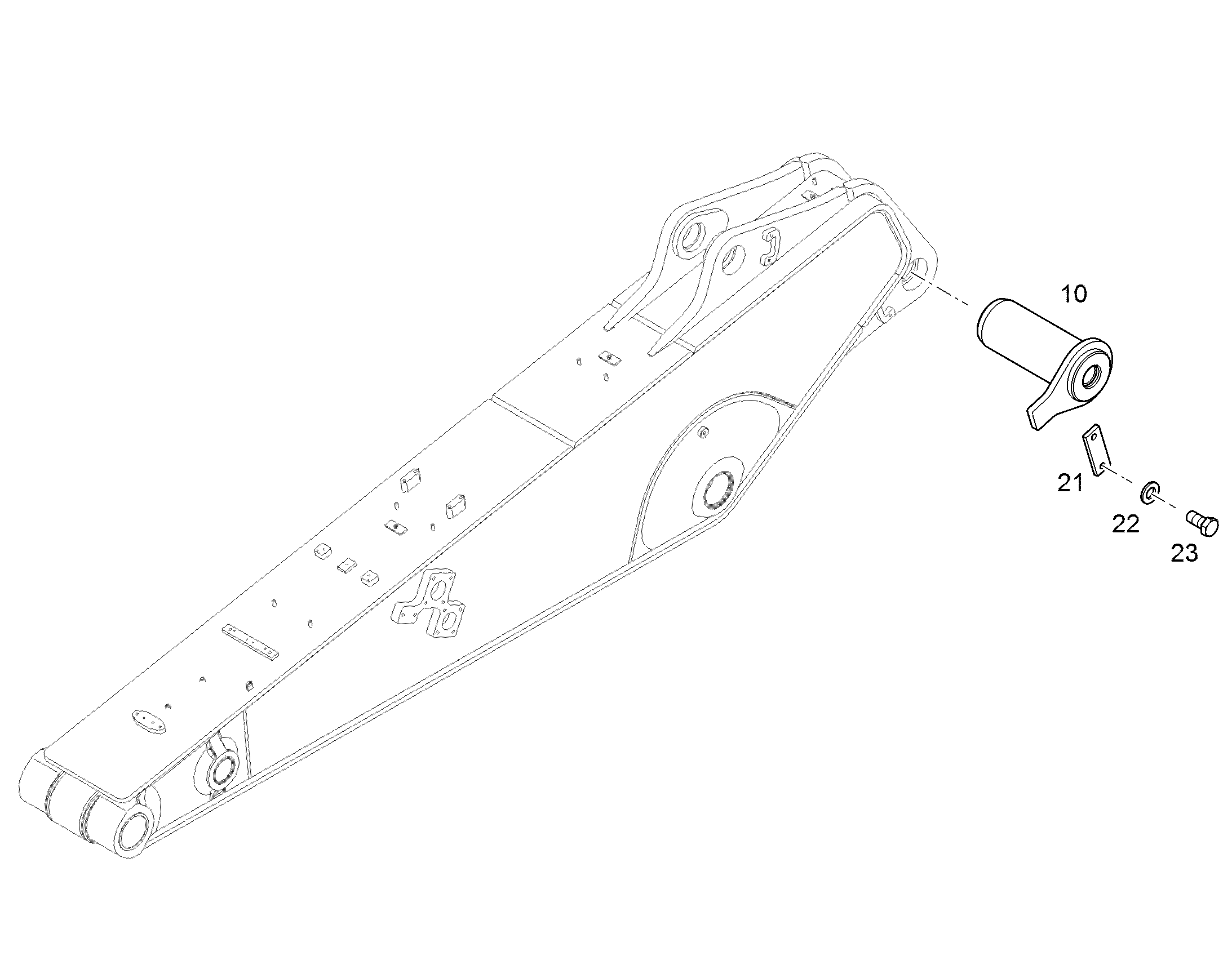 БОЛТ 110X290X240 11461182 LIEBHERR