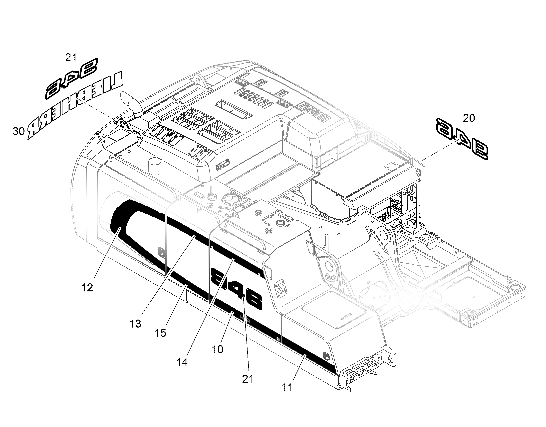 ВЕРХНЯЯ ОПОРА 12888108 LIEBHERR