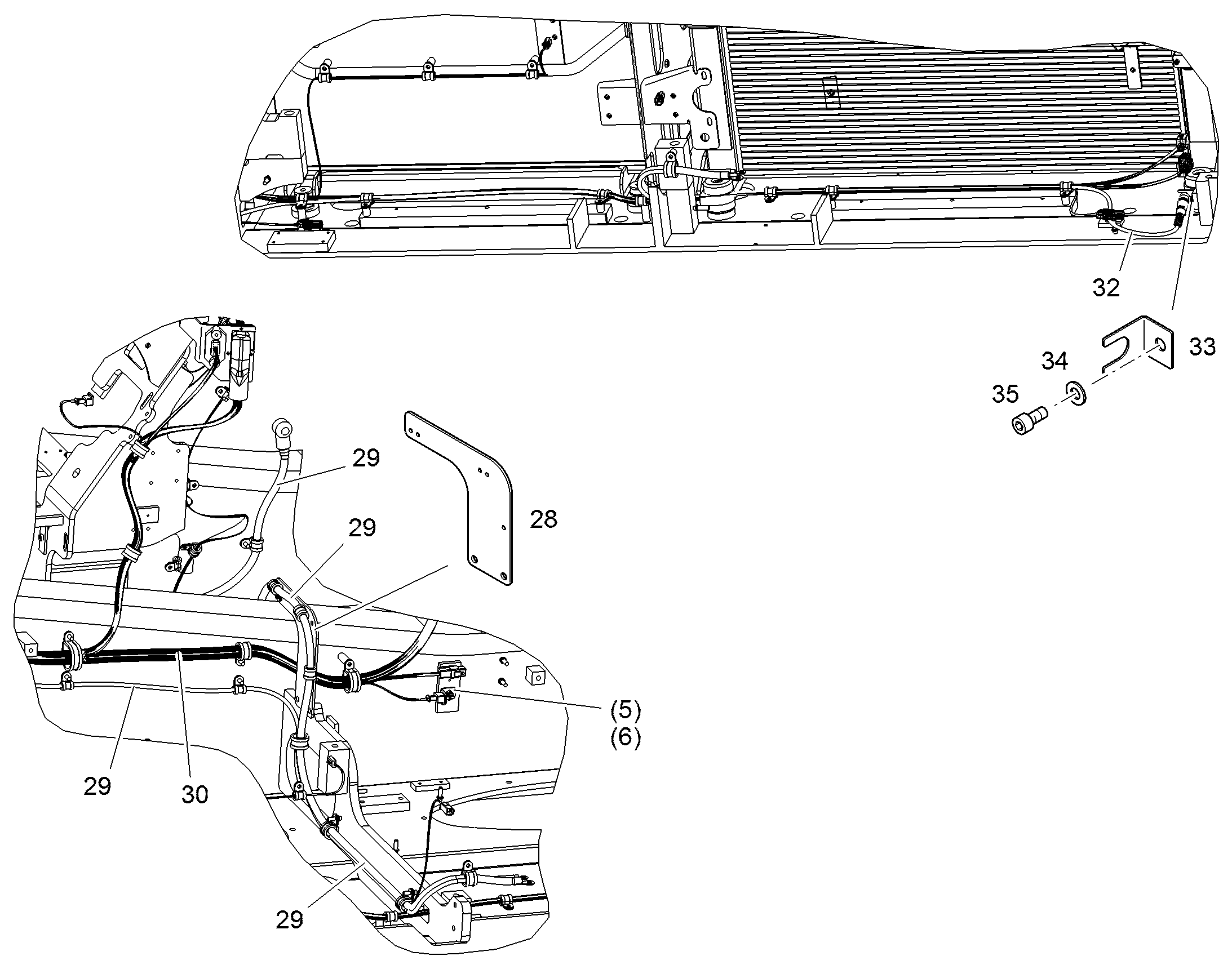 К-Т ПРОВ.ПОВ.ПЛАТФ.-ДВИГАТ. W1 11457268 LIEBHERR