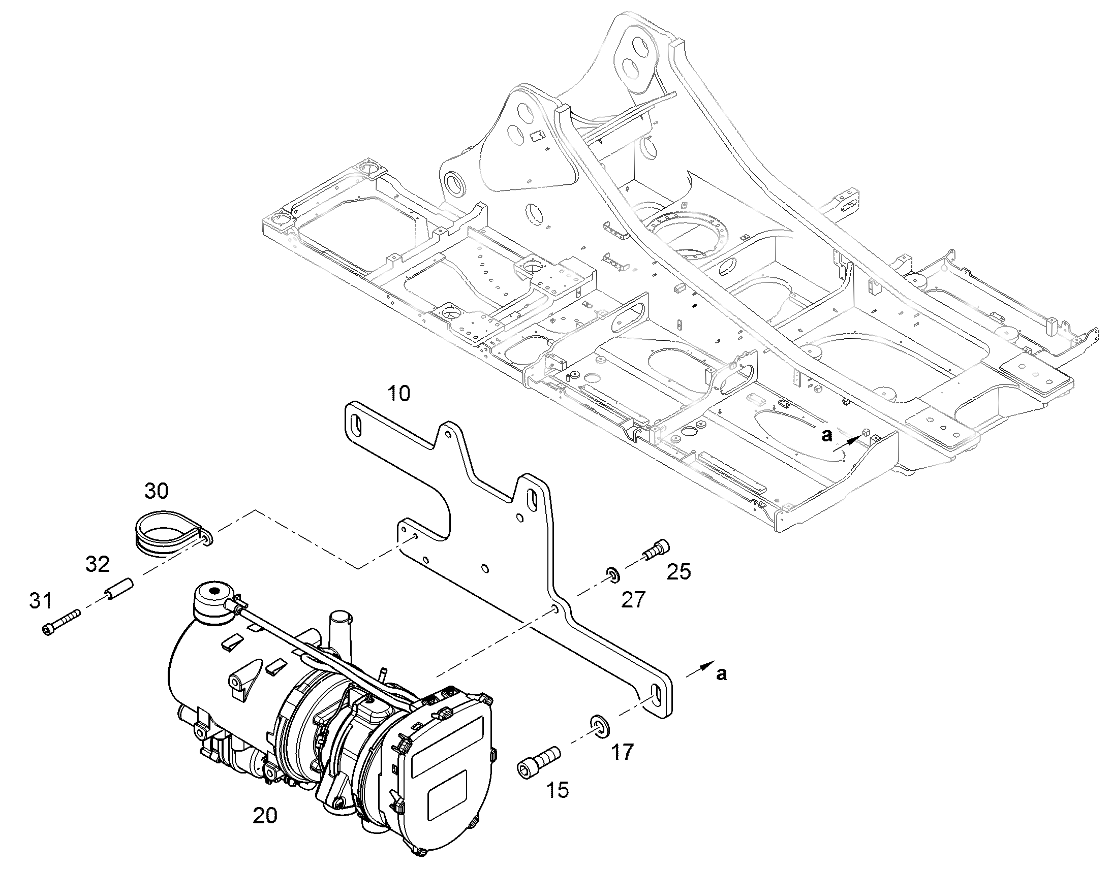 СКОБА DIN 3016-1 D1 47X15 W1-2-CR 12256319 LIEBHERR