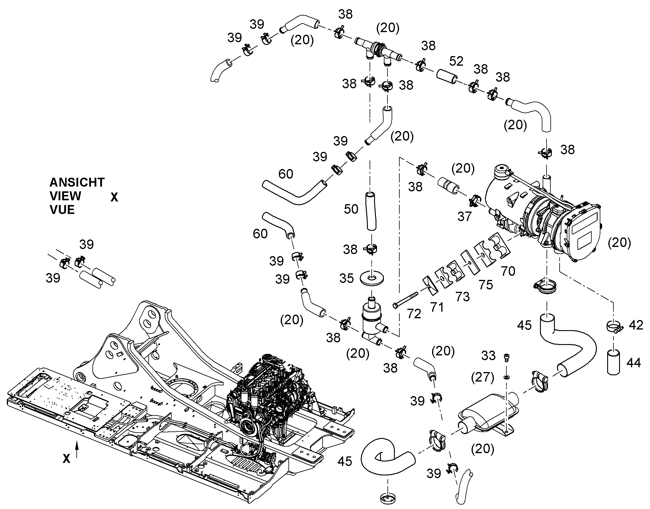 СКОБА ДЛЯ КРЕПЛЕНИЯ ШЛАНГА DIN 3021 B 28 27-30,2X12 ST 12209828 LIEBHERR