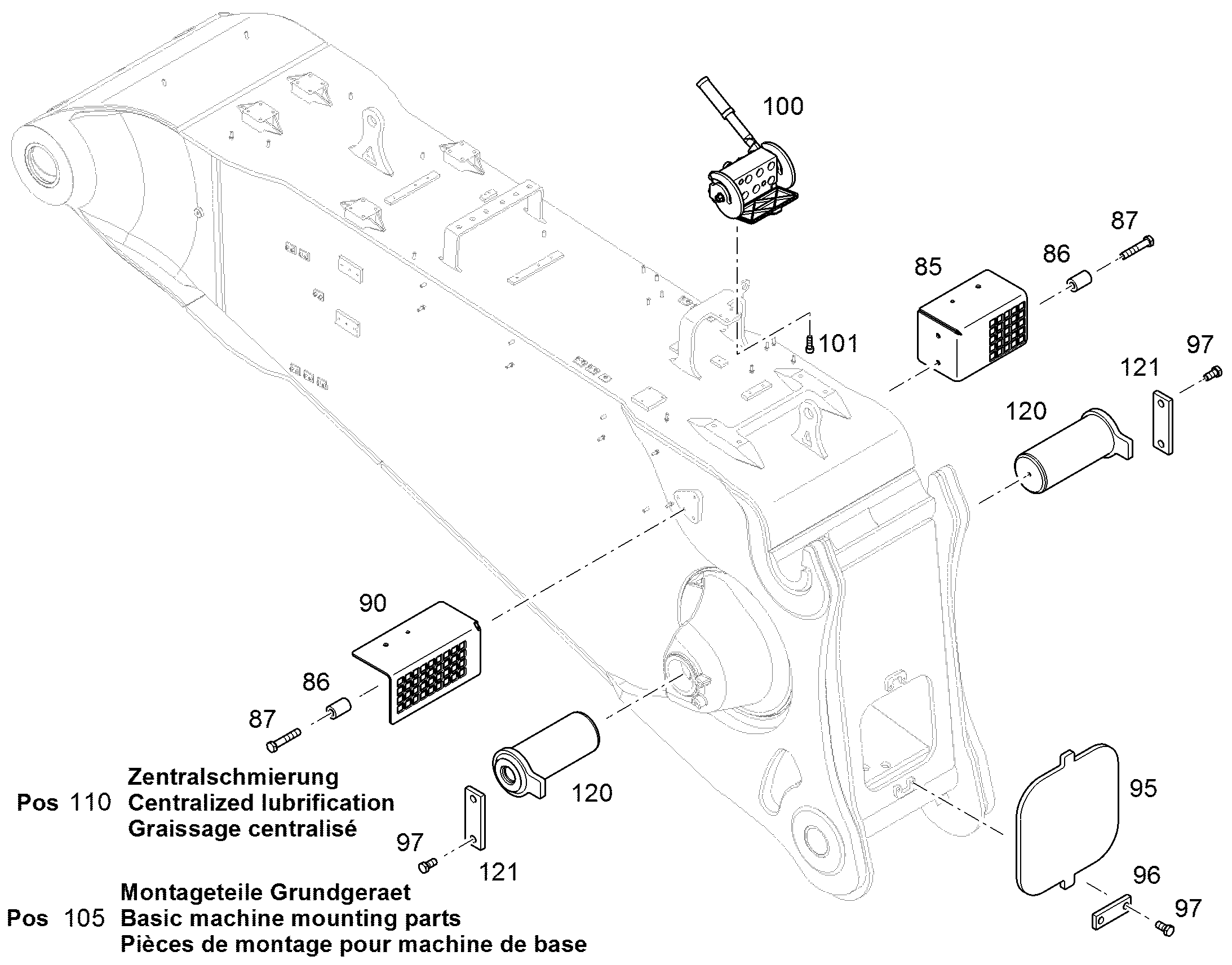 ЦЕНТРАЛИЗОВАННАЯ СМАЗКА 10853489 LIEBHERR