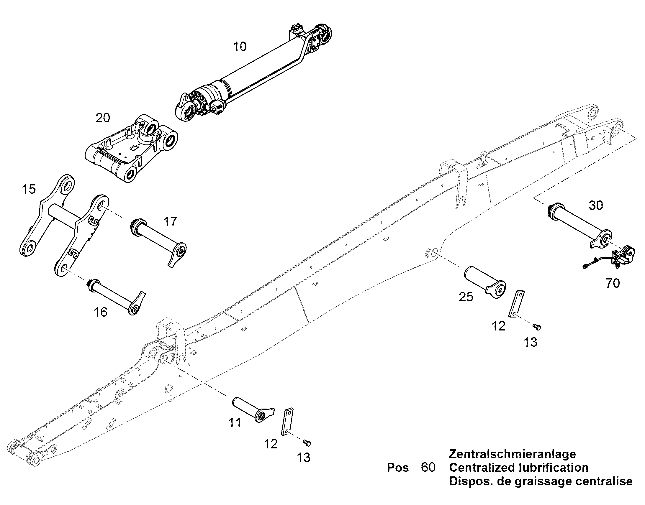 УГЛОВОЙ ДАТЧИК 10861097 LIEBHERR