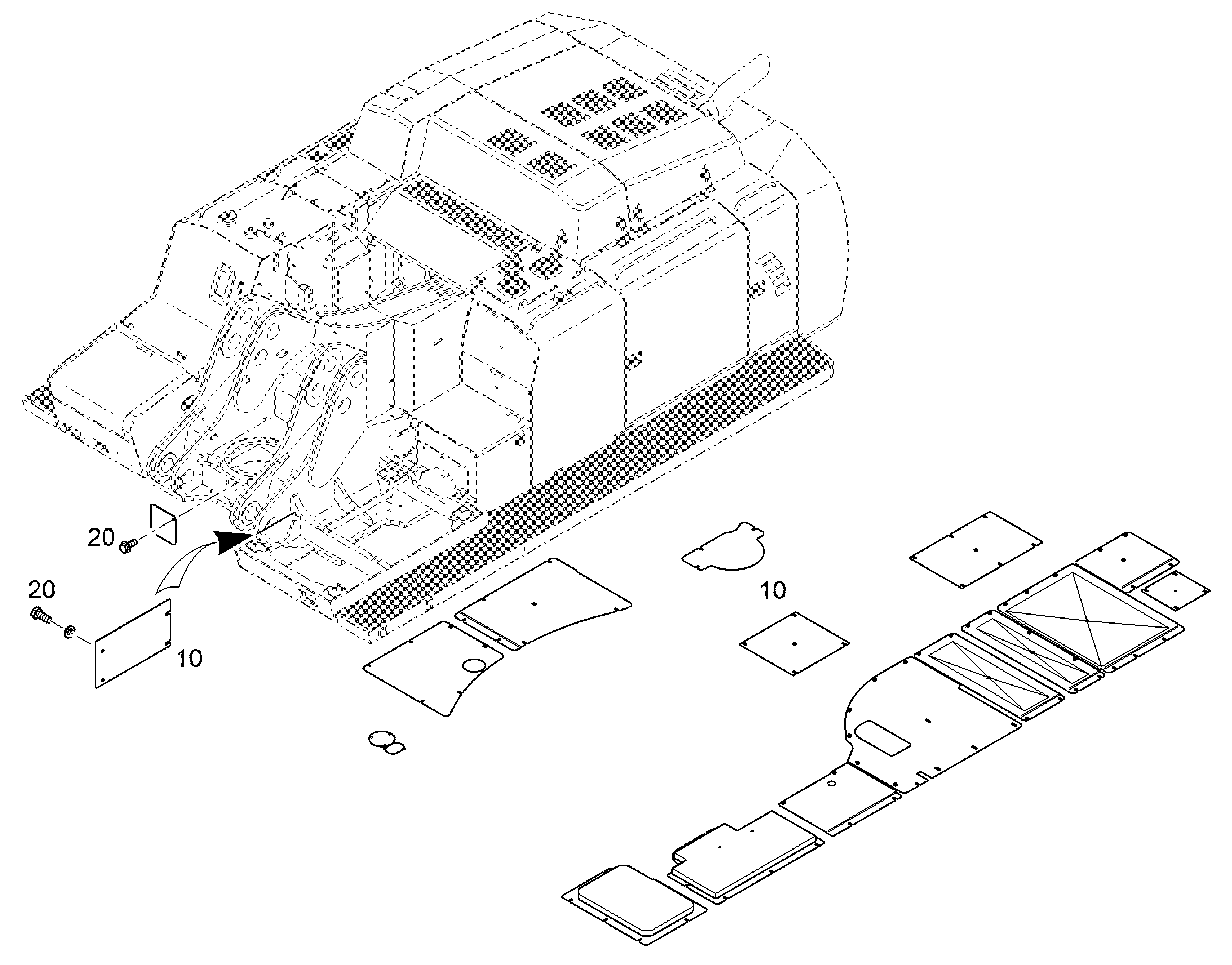ДЕТАЛИ КРЕПЛЕНИЯ 11431530 LIEBHERR