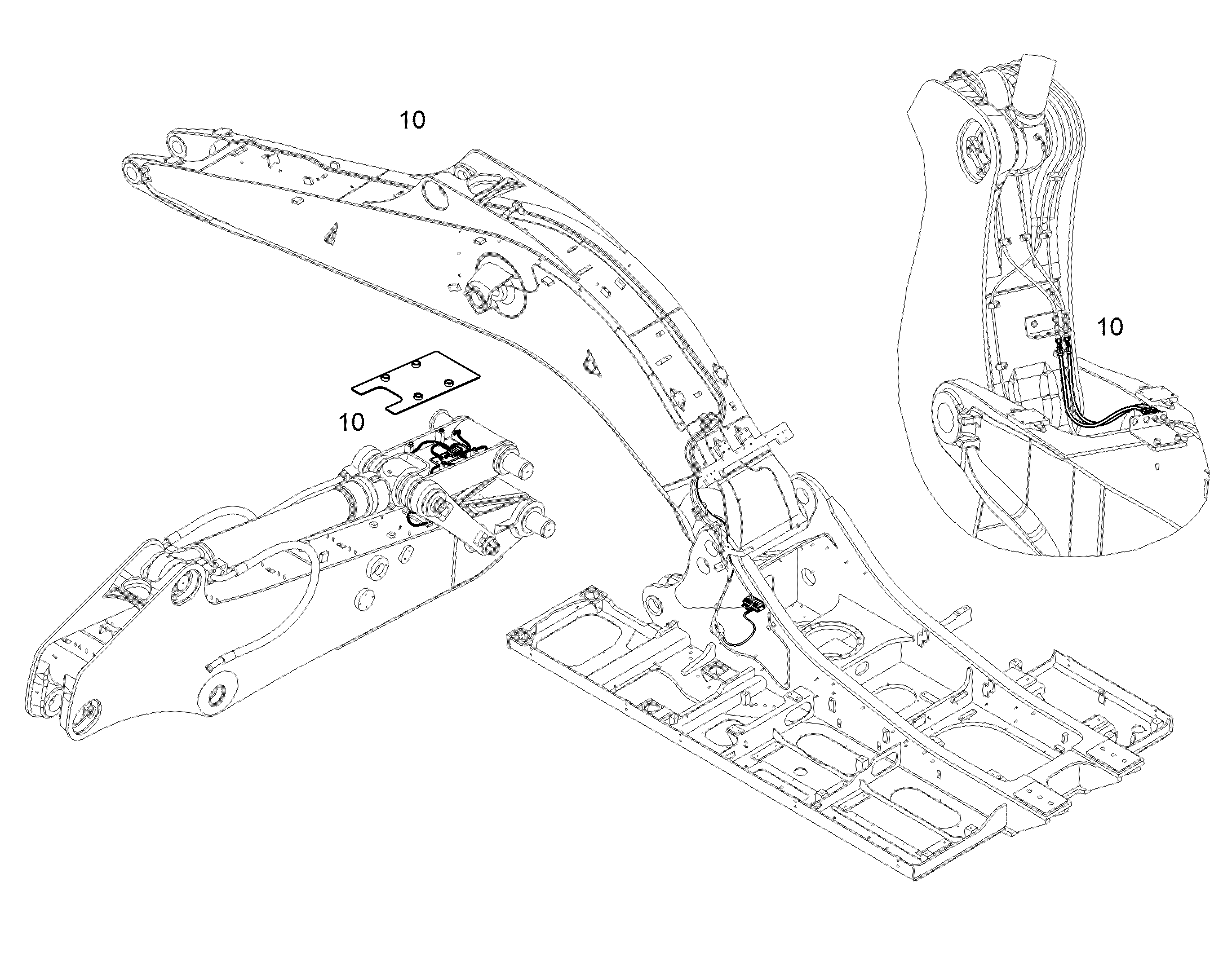 СМАЗОЧНЫЕ ЛИНИИ ДЛЯ НАКЛАДОК 10860218 LIEBHERR