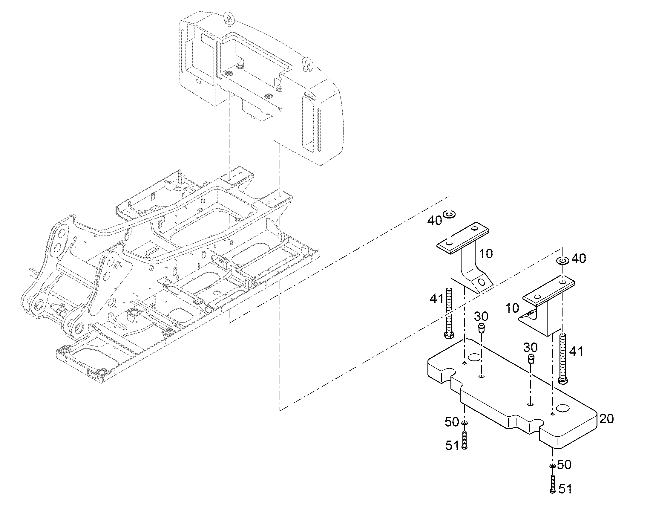 ДОПОЛНИТЕЛЬНЫЙ БАЛЛАСТ 100X460X1250 11362032 LIEBHERR