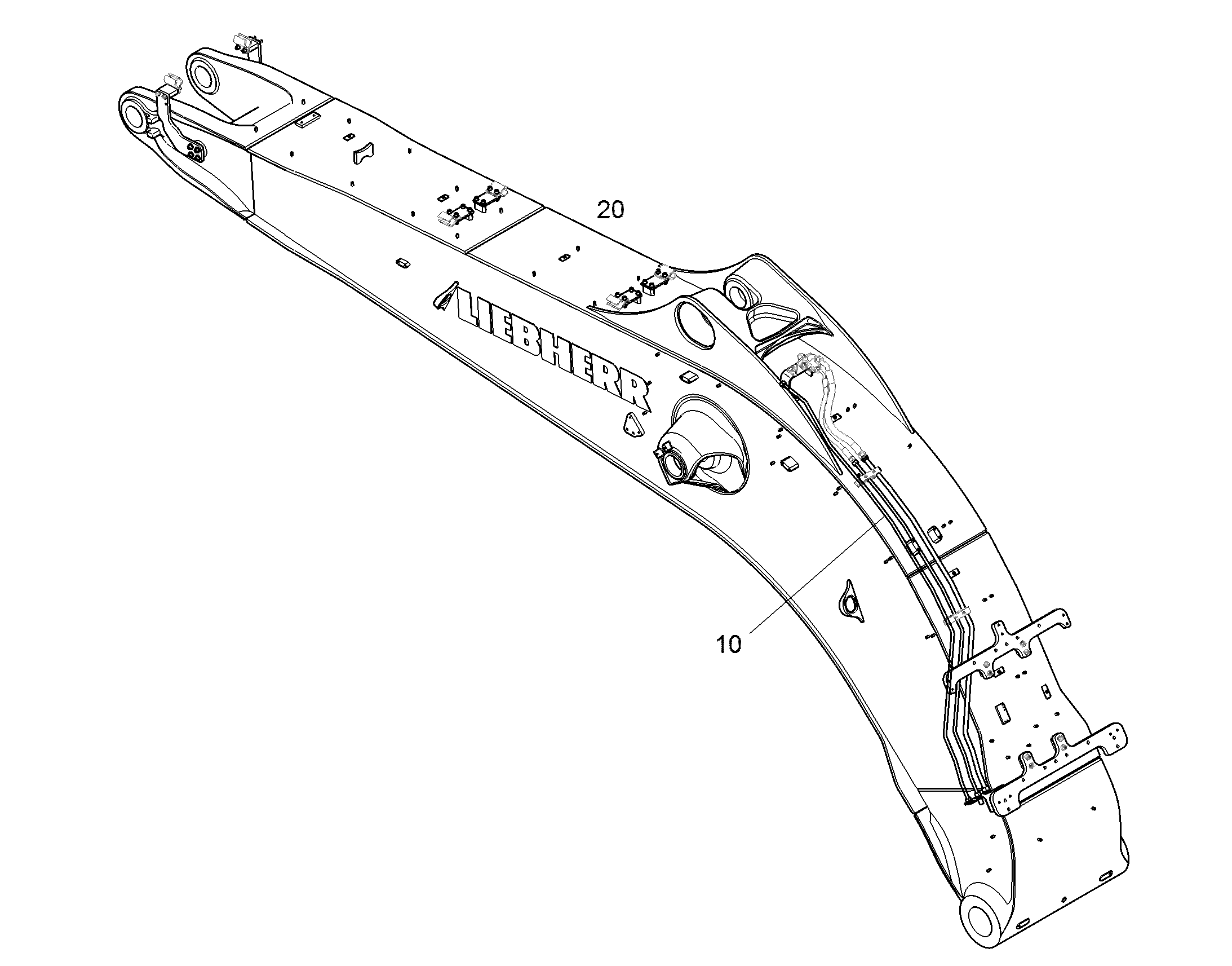 РЕКОНСТР.- ОДНОКОРП.СТРЕЛА 11370943 LIEBHERR