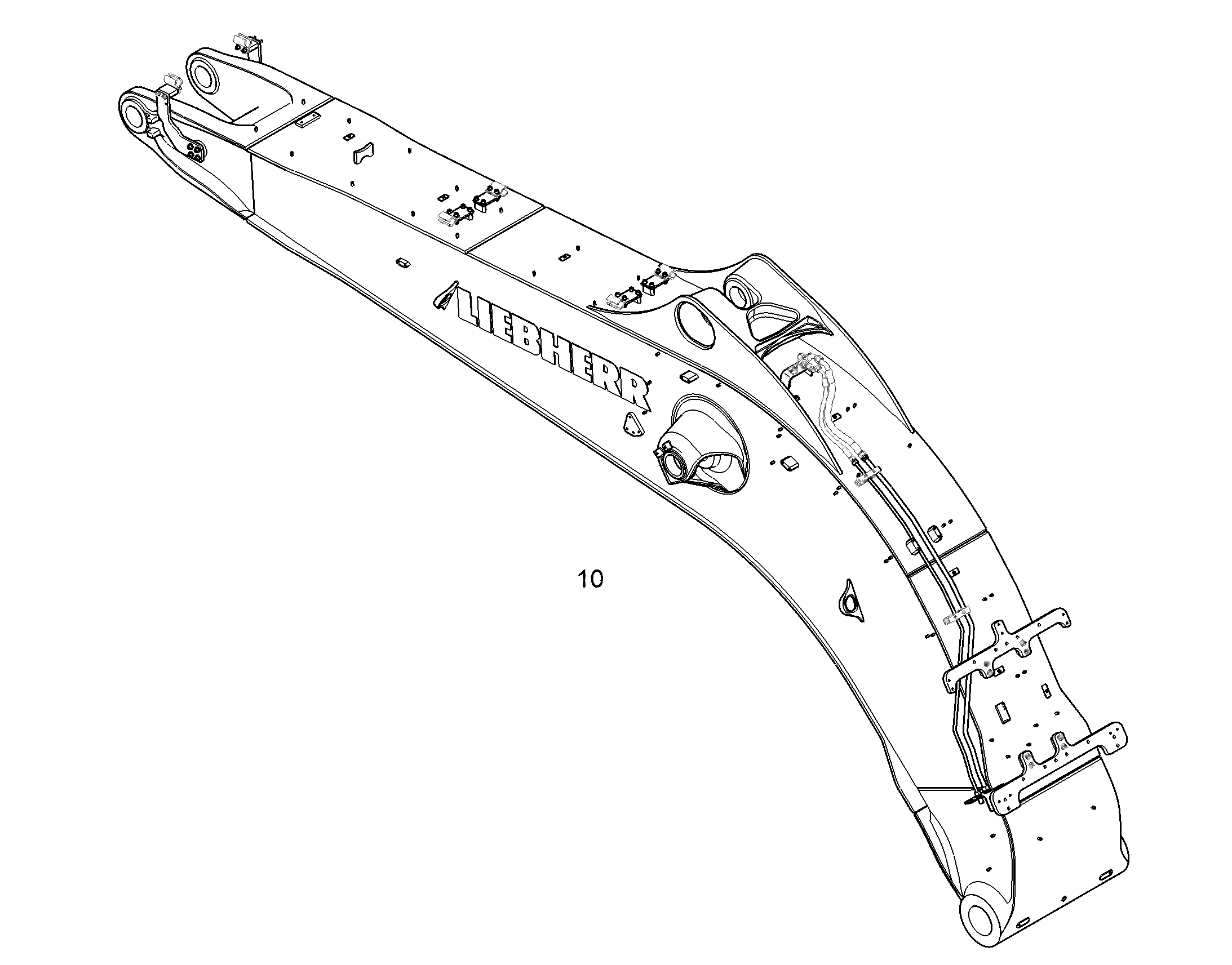 РЕКОНСТР.- ОДНОКОРП.СТРЕЛА 11372141 LIEBHERR