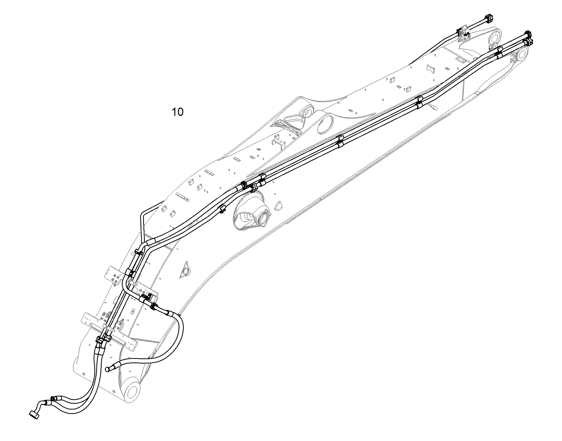 ПРОВОДКА МОНТАЖНЫЙ НАБОР AHS 11373374 LIEBHERR