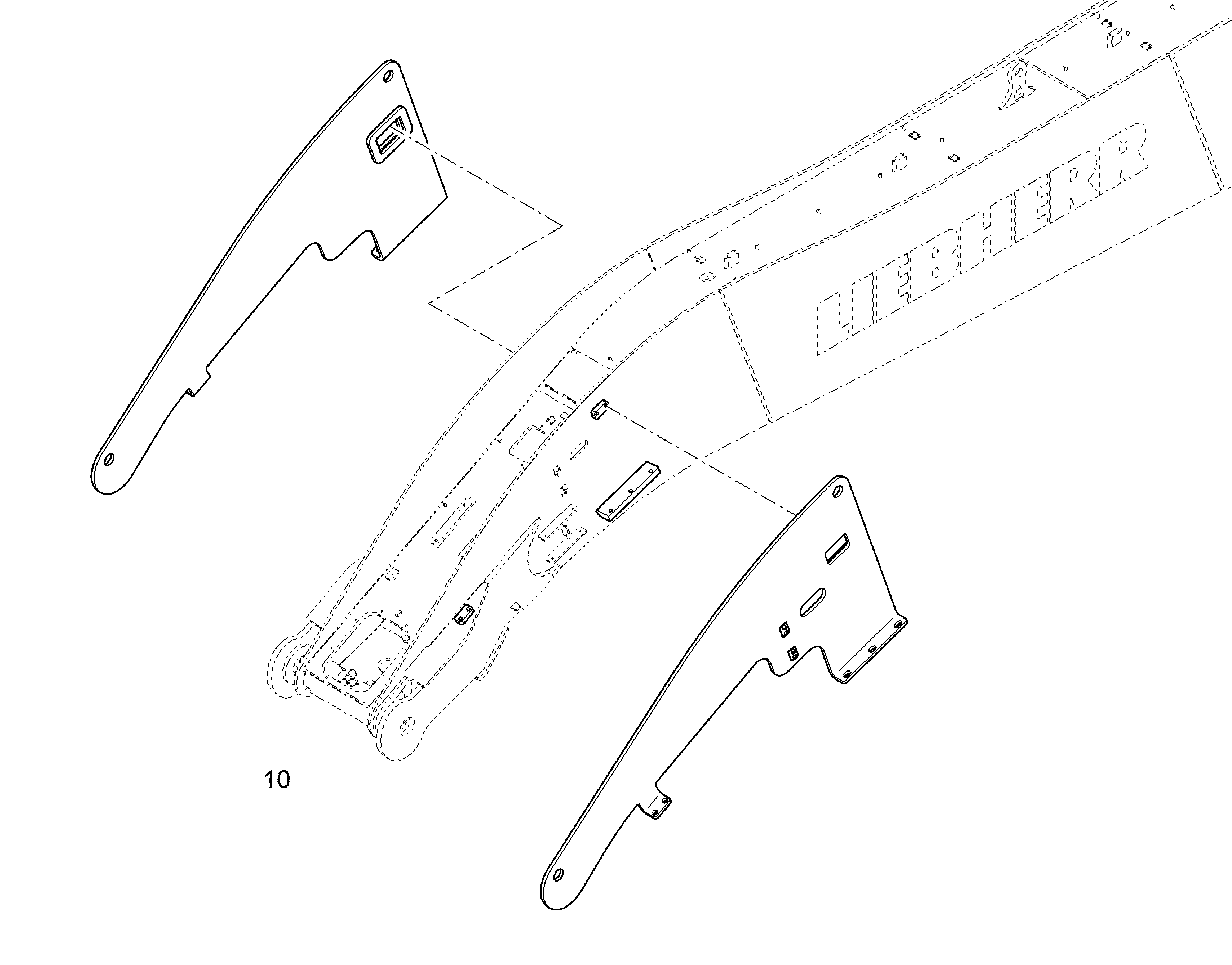 ПРОВОДКА - ЗАЩИТА 11377264 LIEBHERR