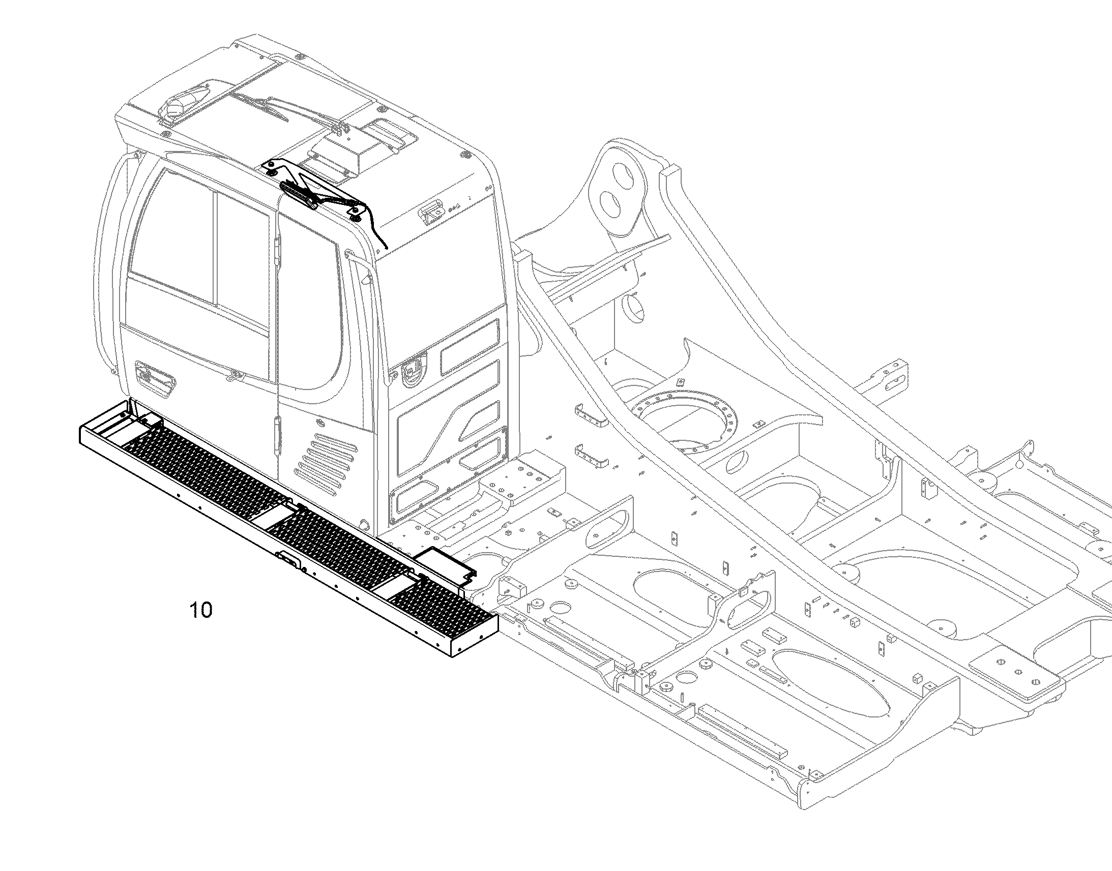 ЭЛЕКТРООСВЕЩЕНИЕ ЛЕСТНИЦЫ 11460022 LIEBHERR