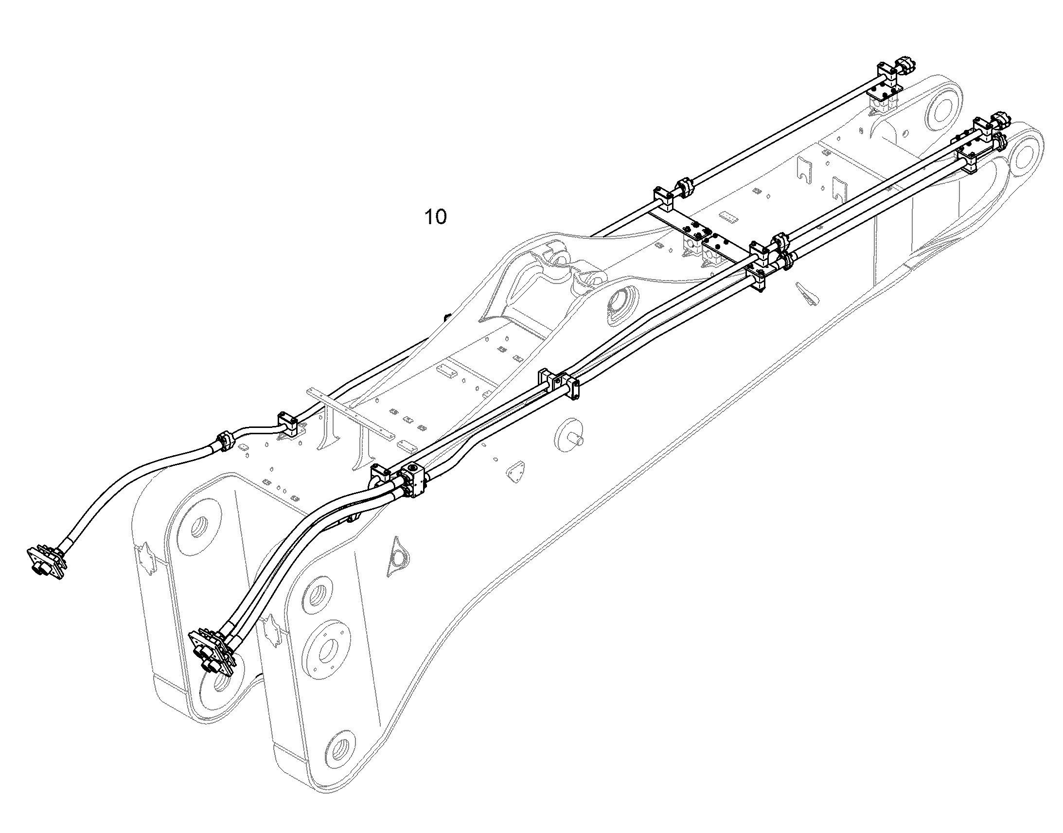 ПРОВОДКА МОНТАЖ AHS 11739875 LIEBHERR
