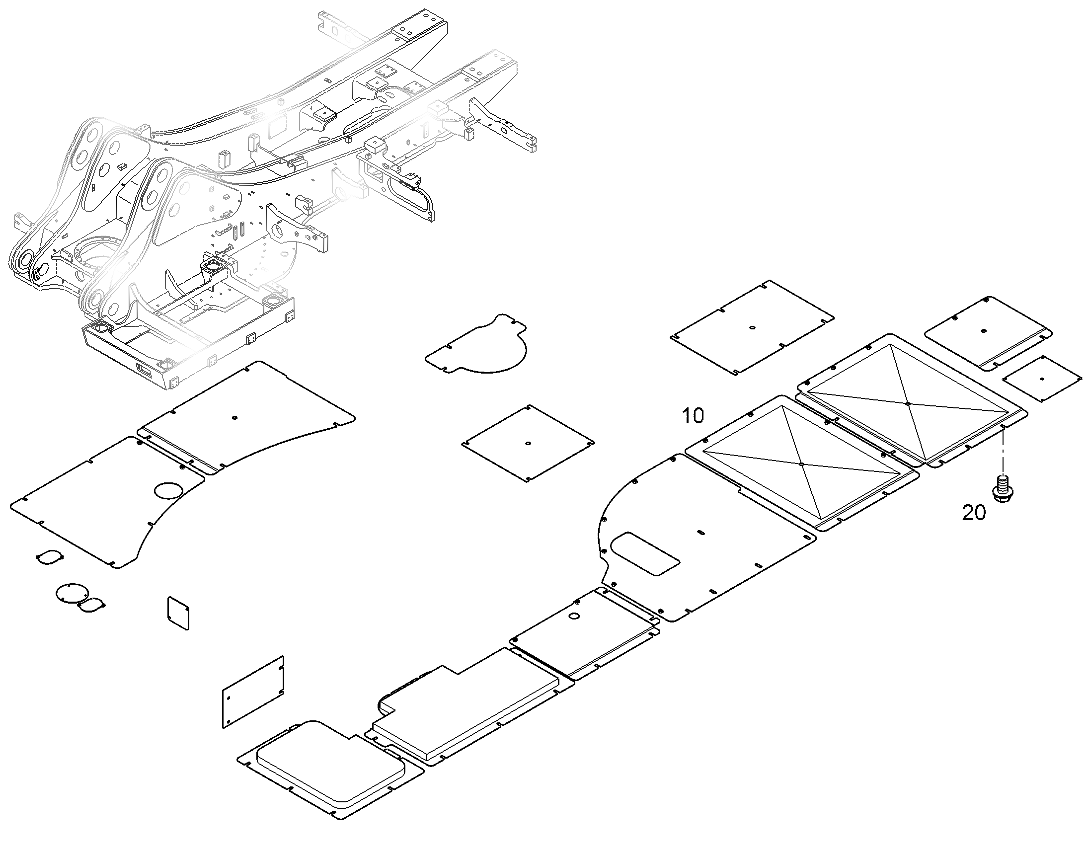 ДЕТАЛИ КРЕПЛЕНИЯ 11739971 LIEBHERR
