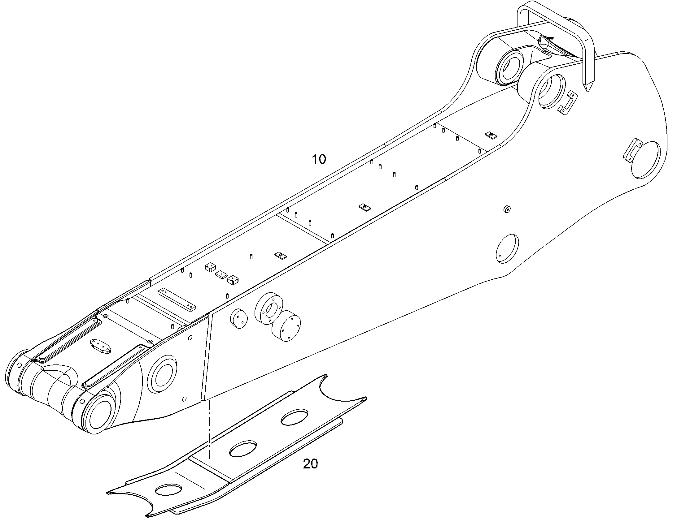 ЗАЩИТА НИЖНЕГО ПОЯСА Д.РУКОЯТИ 11379027 LIEBHERR