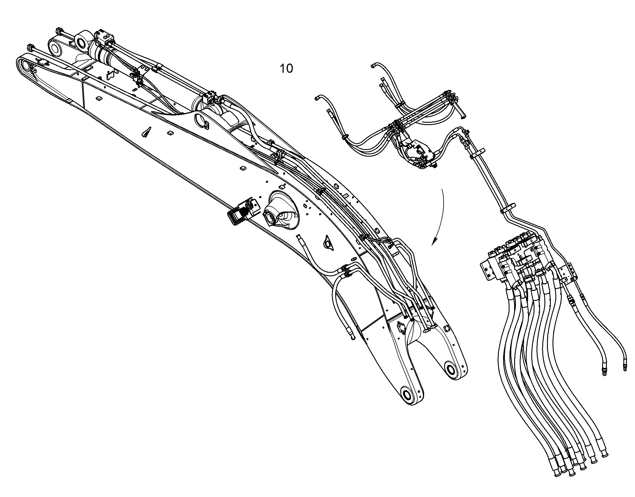 СТРЕЛА ОДНОКОРПУСНАЯ 8,20M 10846141 LIEBHERR