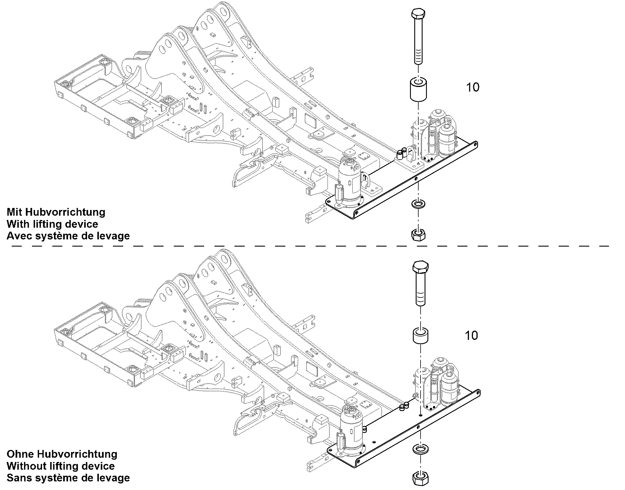 СТАНИНА ТРАНСПОРТНАЯ ARDENT/ANSUL 11738768 LIEBHERR