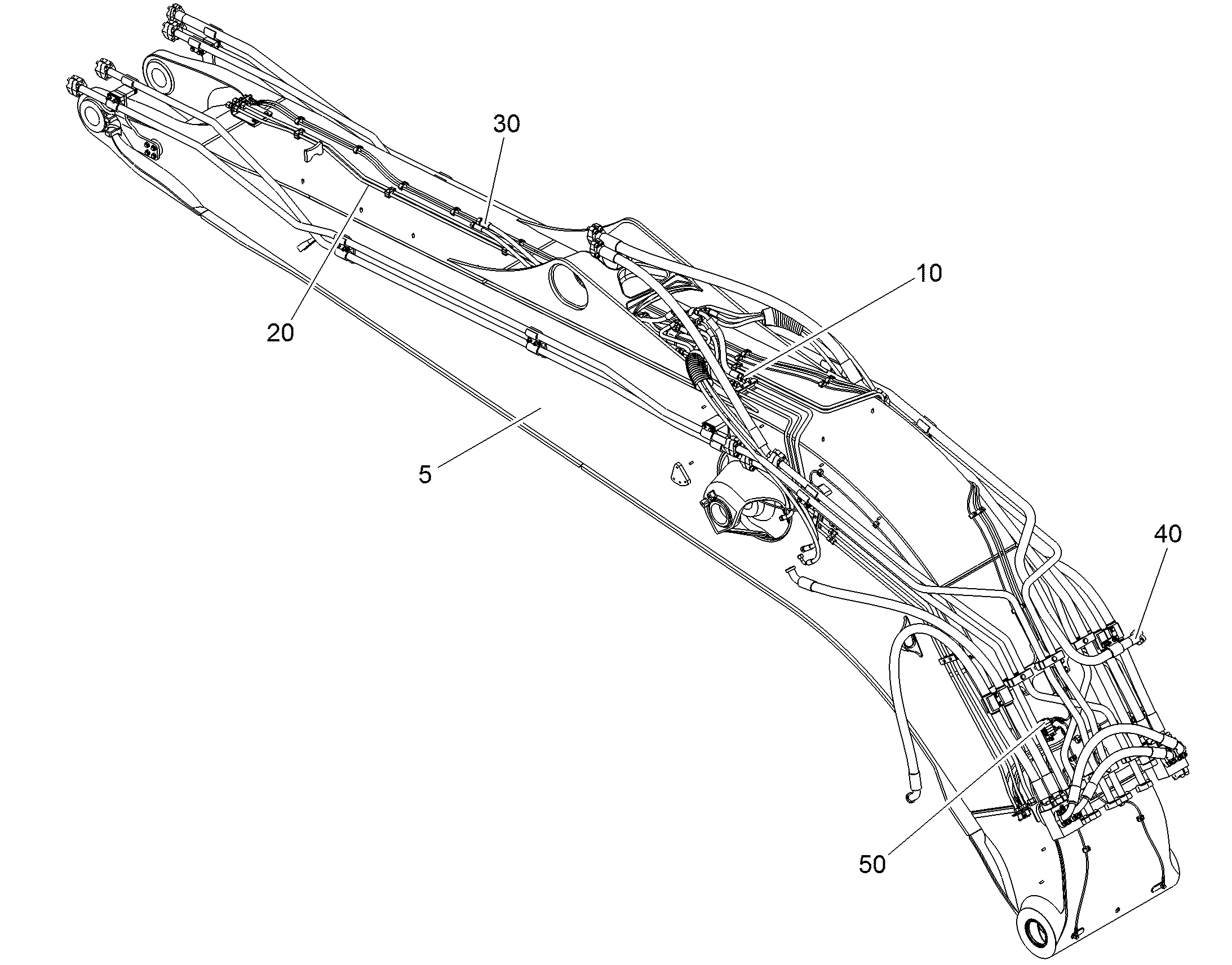 ПРОВОДКА ПРИВОД МЕХ. ПОВОРОТА 11417142 LIEBHERR