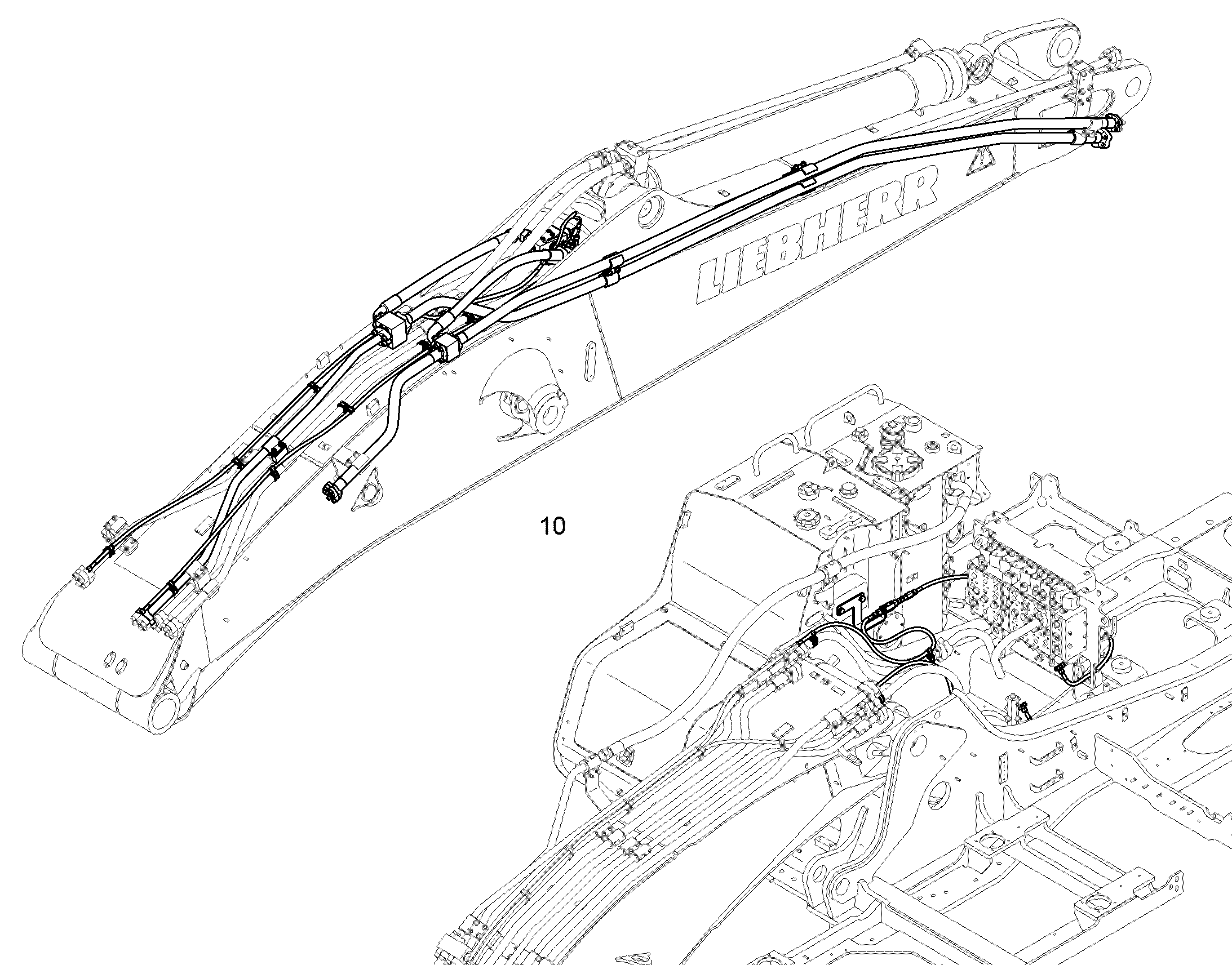 МОНТ.КОМПЛ.Д.УДАРН.ГАЙКОВЕРТА MIT BYPASS R946 11405629 LIEBHERR