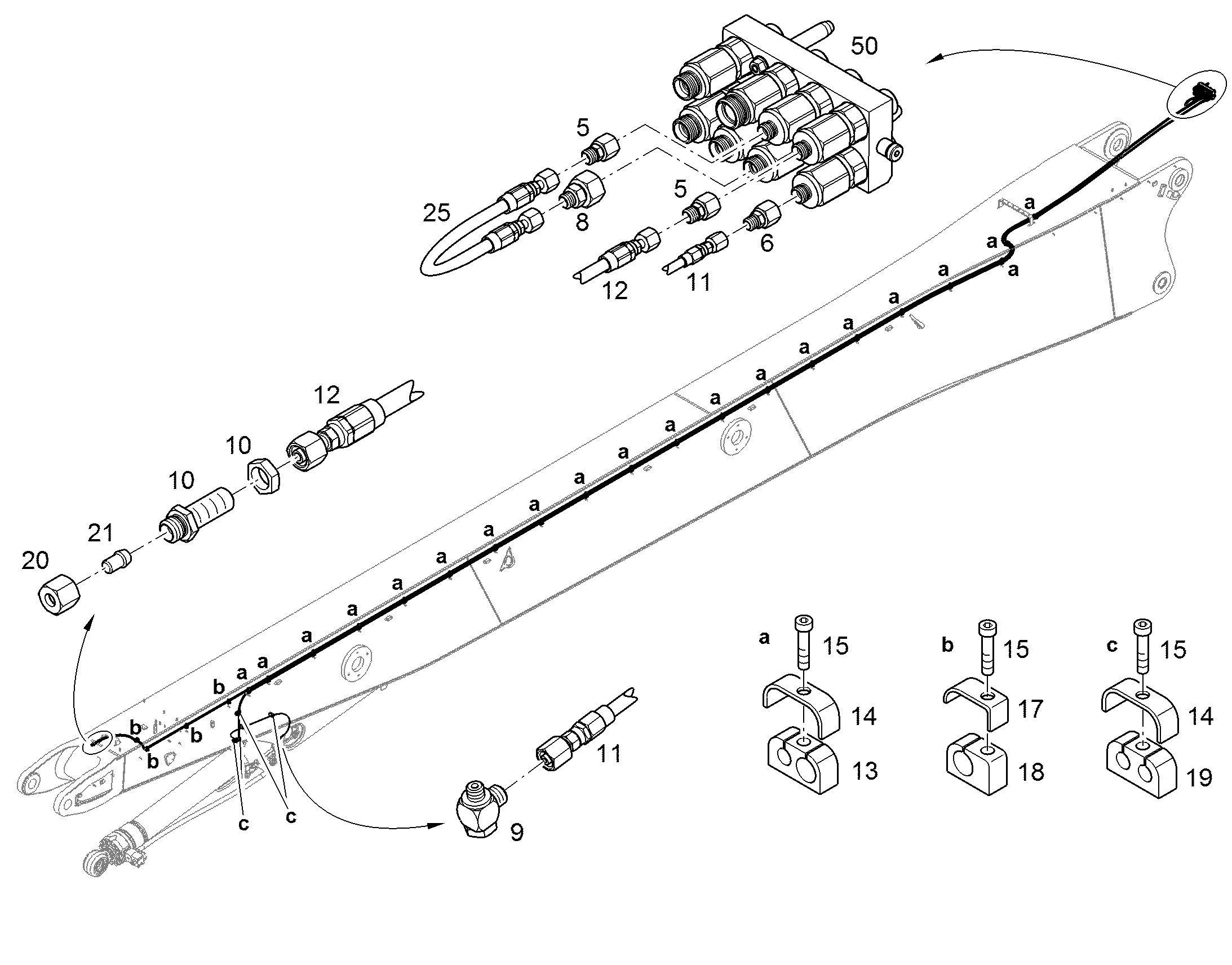 ШЛАНГ 6,3X14925 11492434 LIEBHERR